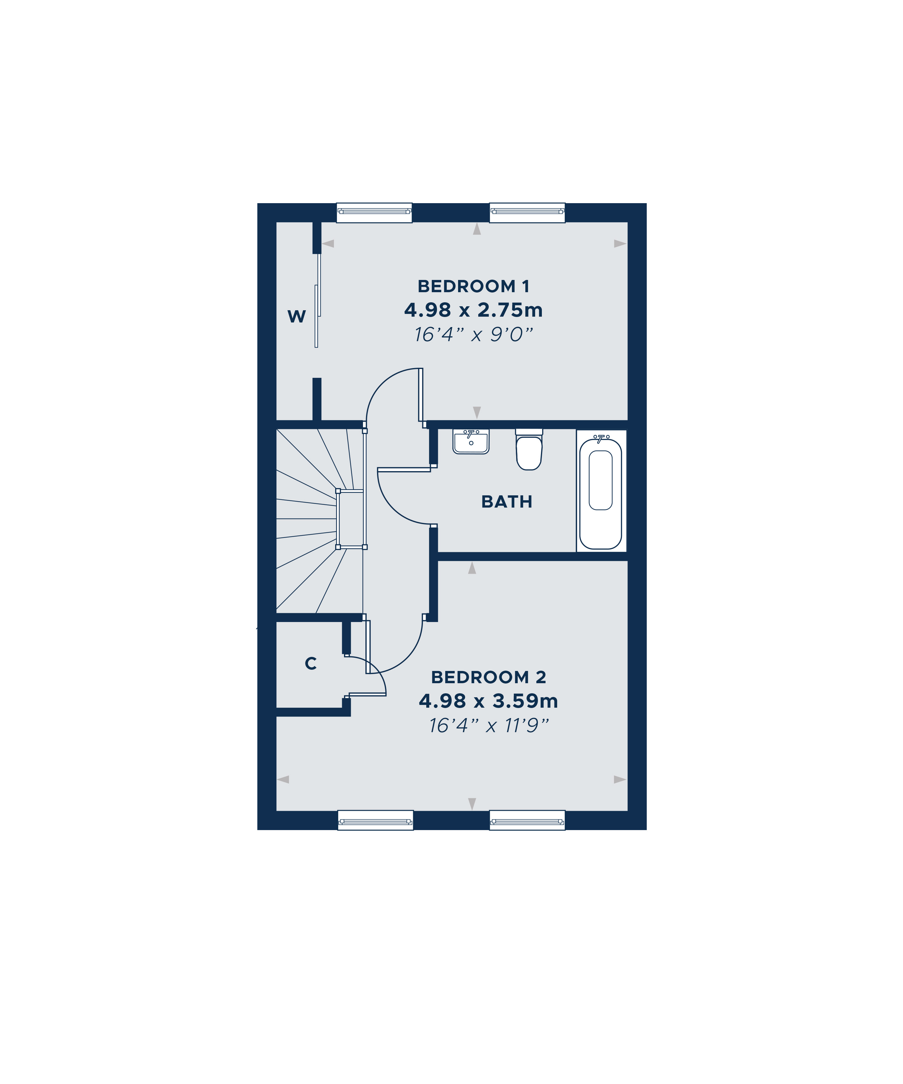 Plot 7 Woodland Walk,, Polbathic, Cornwall floorplan
