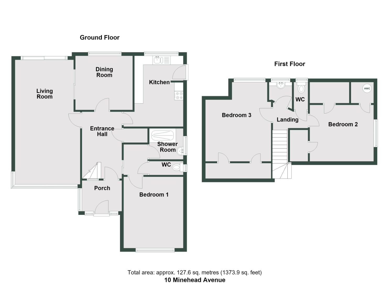 10, Minehead Avenue, Sully floorplan