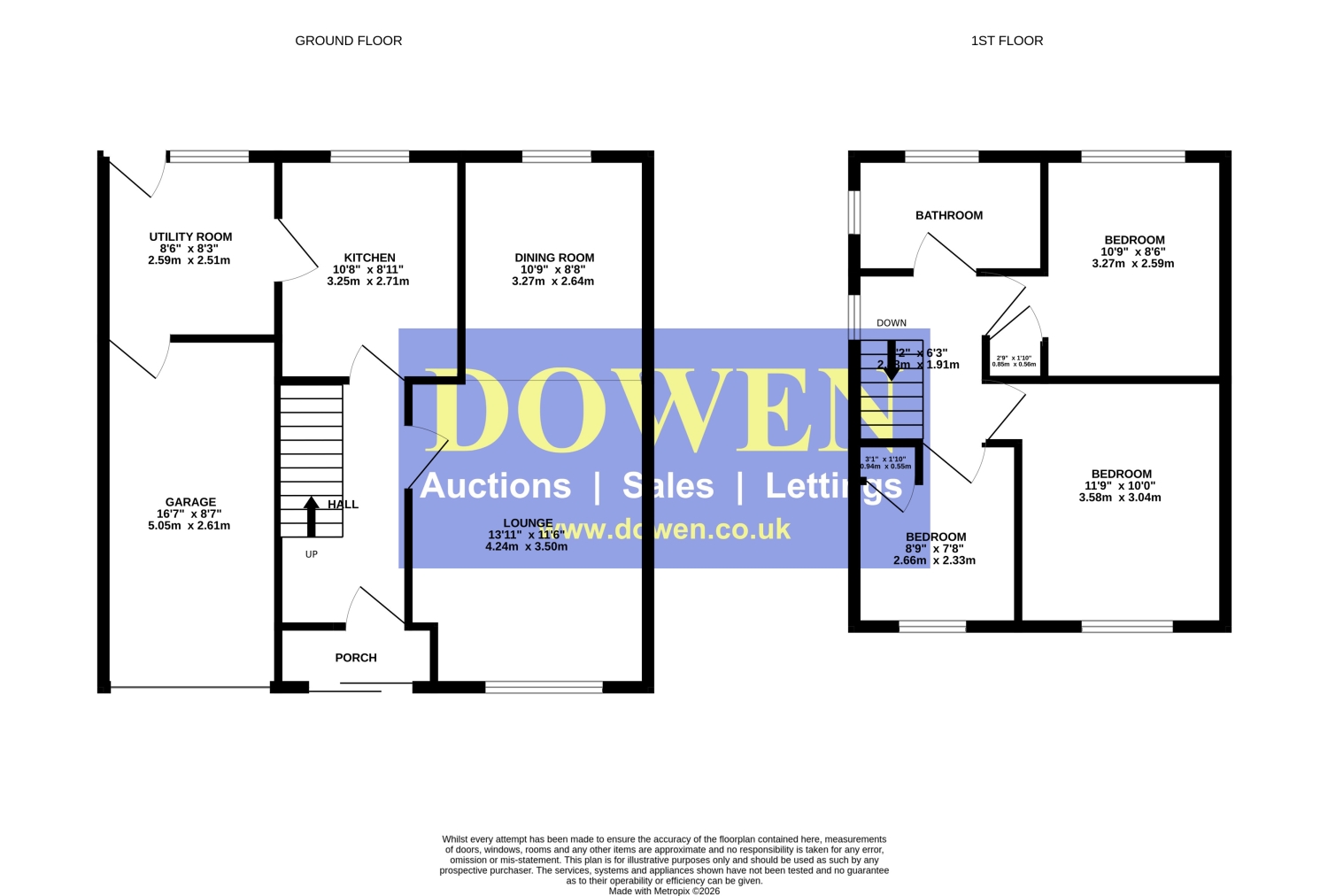 1, Auckland Road, Durham floorplan