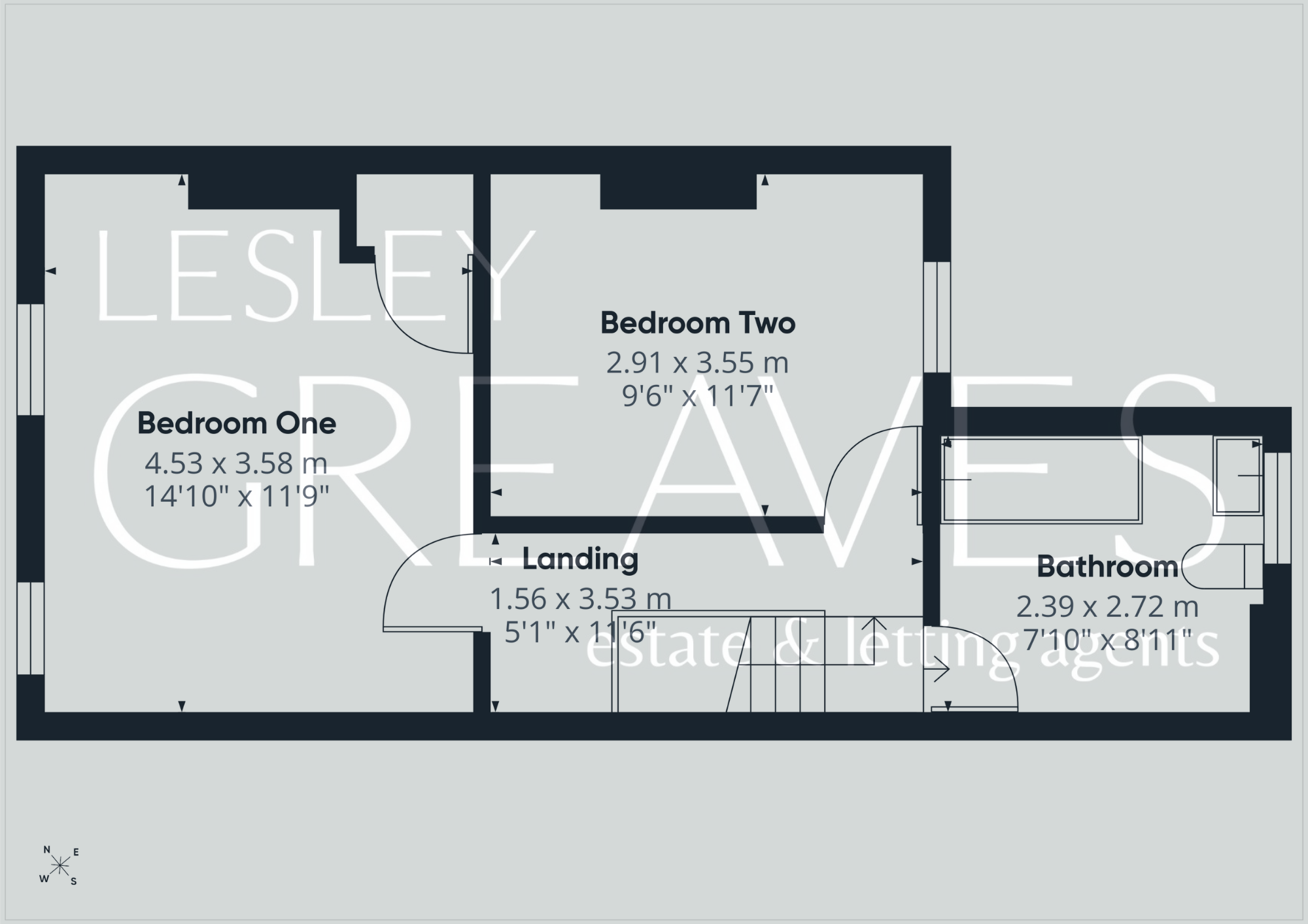 223, Vale Road, Nottinghamshire, NG4 2GP floorplan