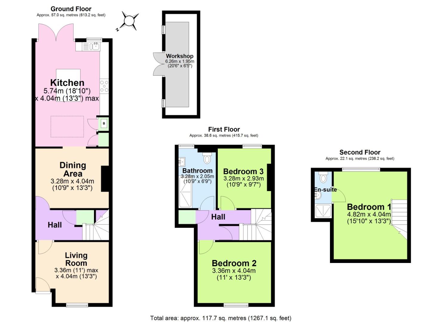 169, Occupation Road, Swadlincote floorplan
