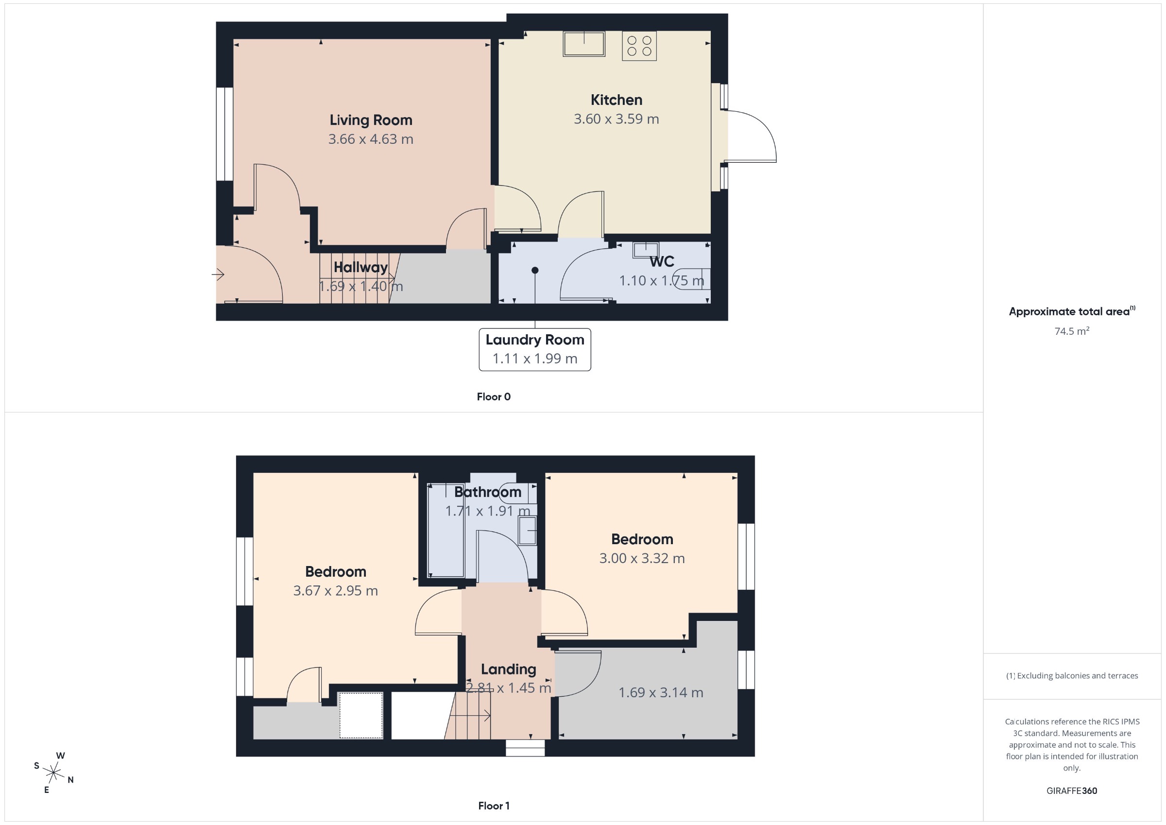107 Gartcraig Street, Coatbridge floorplan