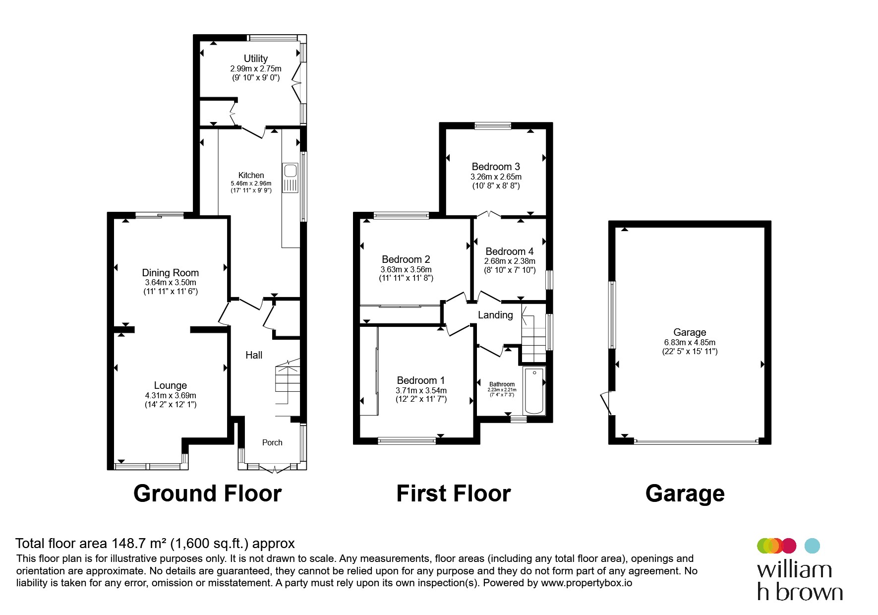 2, Collum Gardens, Scunthorpe floorplan