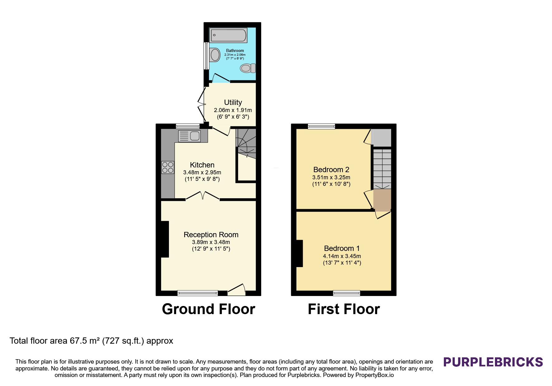 70, Minerva Street, Bulwell, Nottingham floorplan