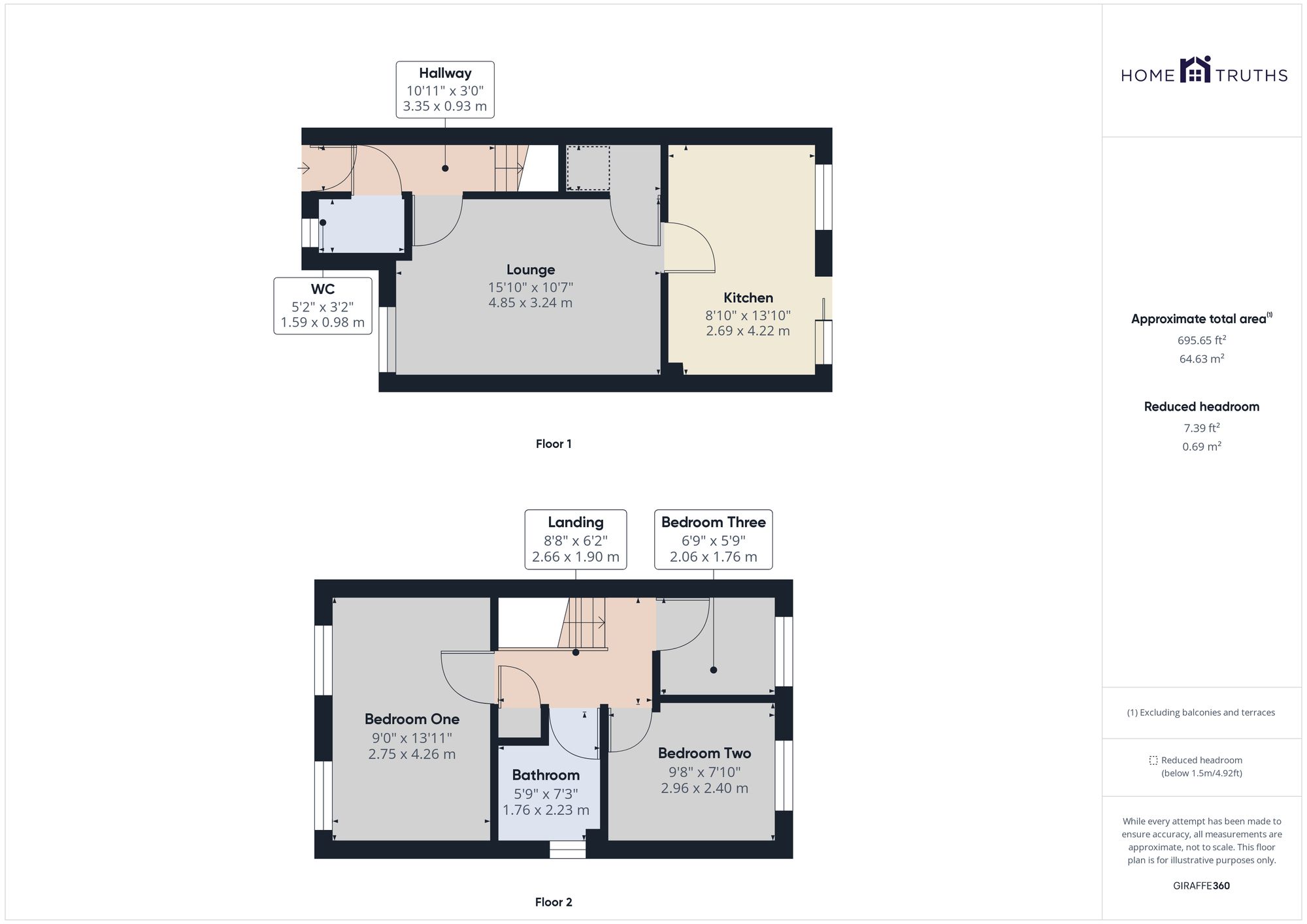 14 Ambledene, Preston floorplan