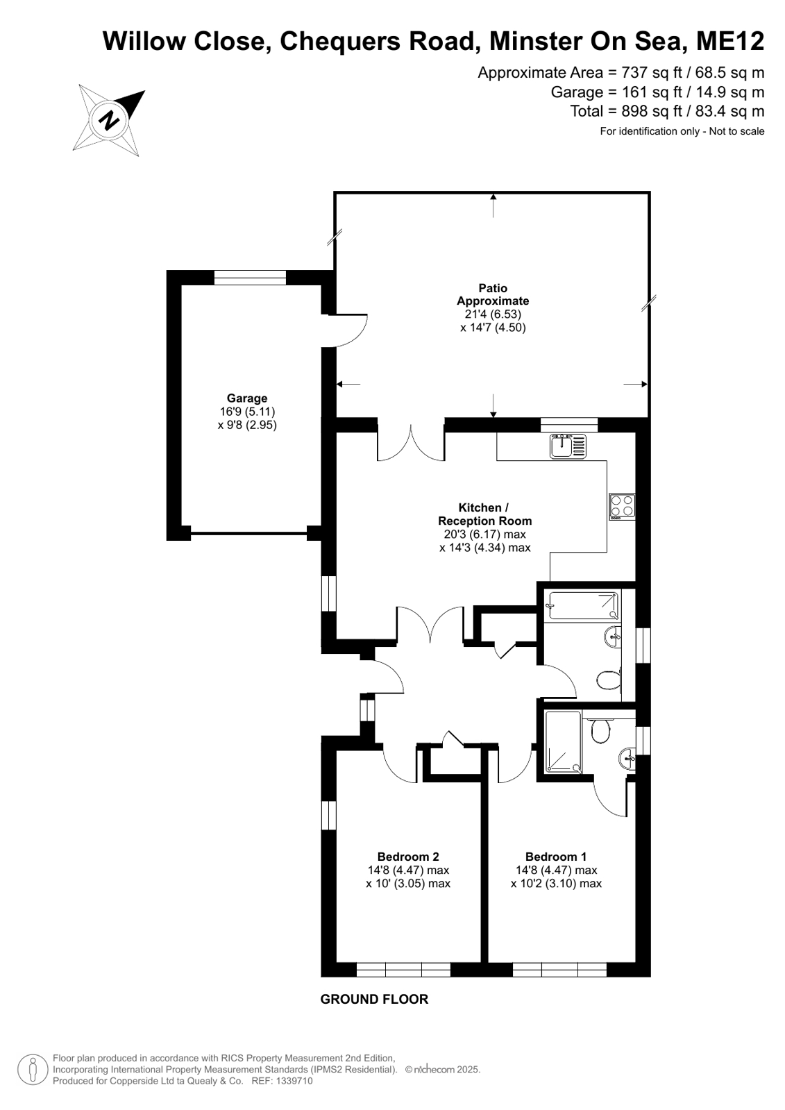 7, Willow Close, Minster on Sea floorplan