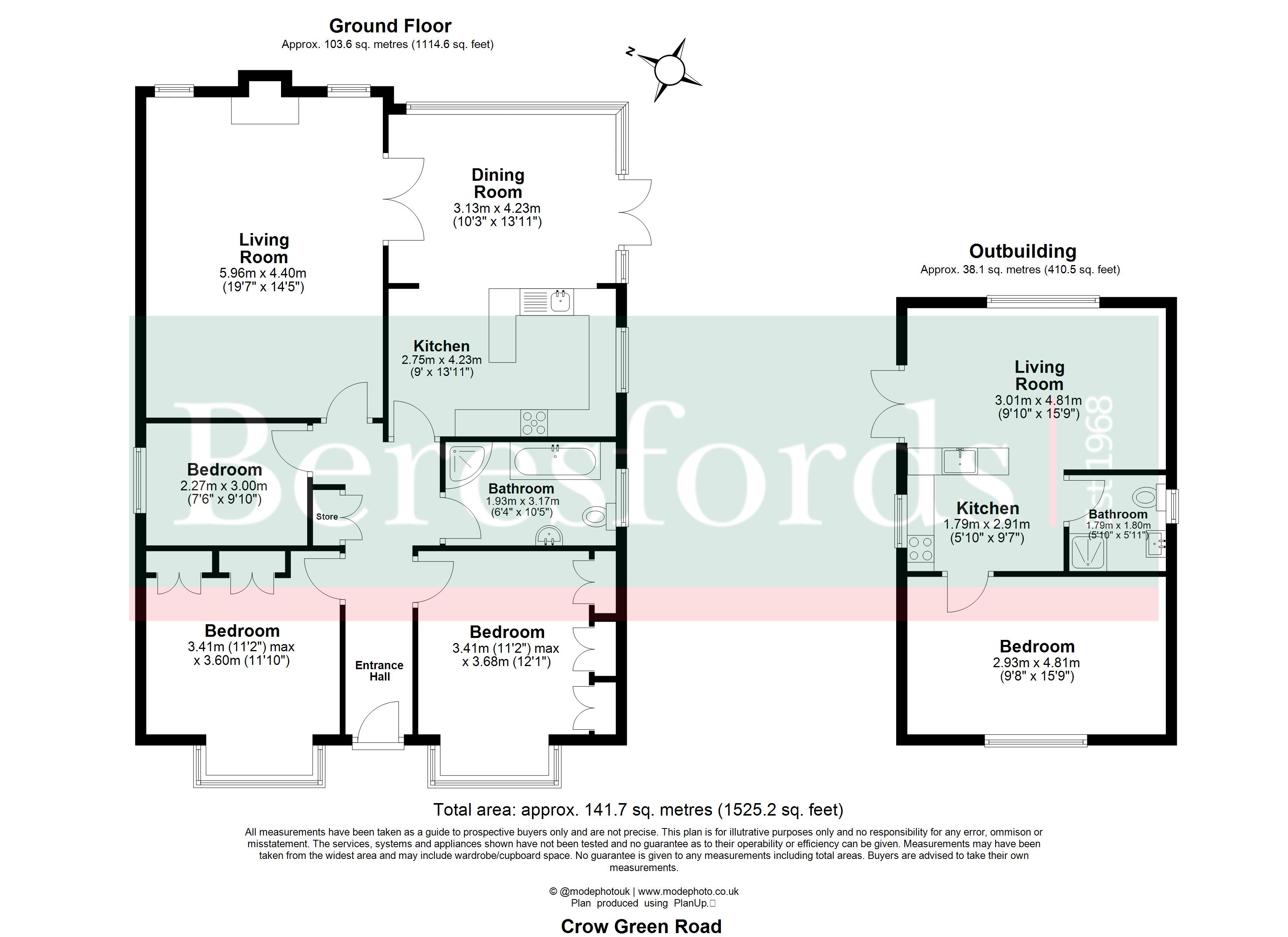 123, Crow Green Road, Brentwood floorplan