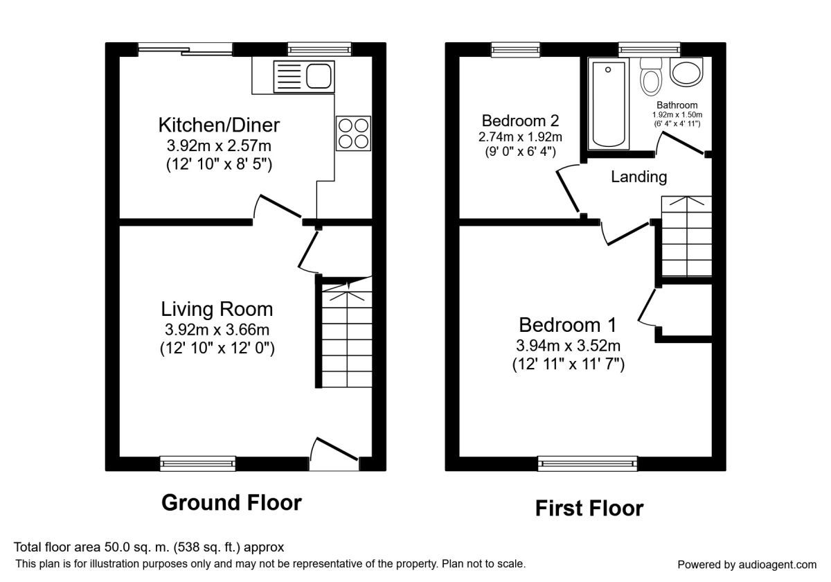 2 Bedrooms  to rent in Yorkshire Gardens, St. Helens WA10