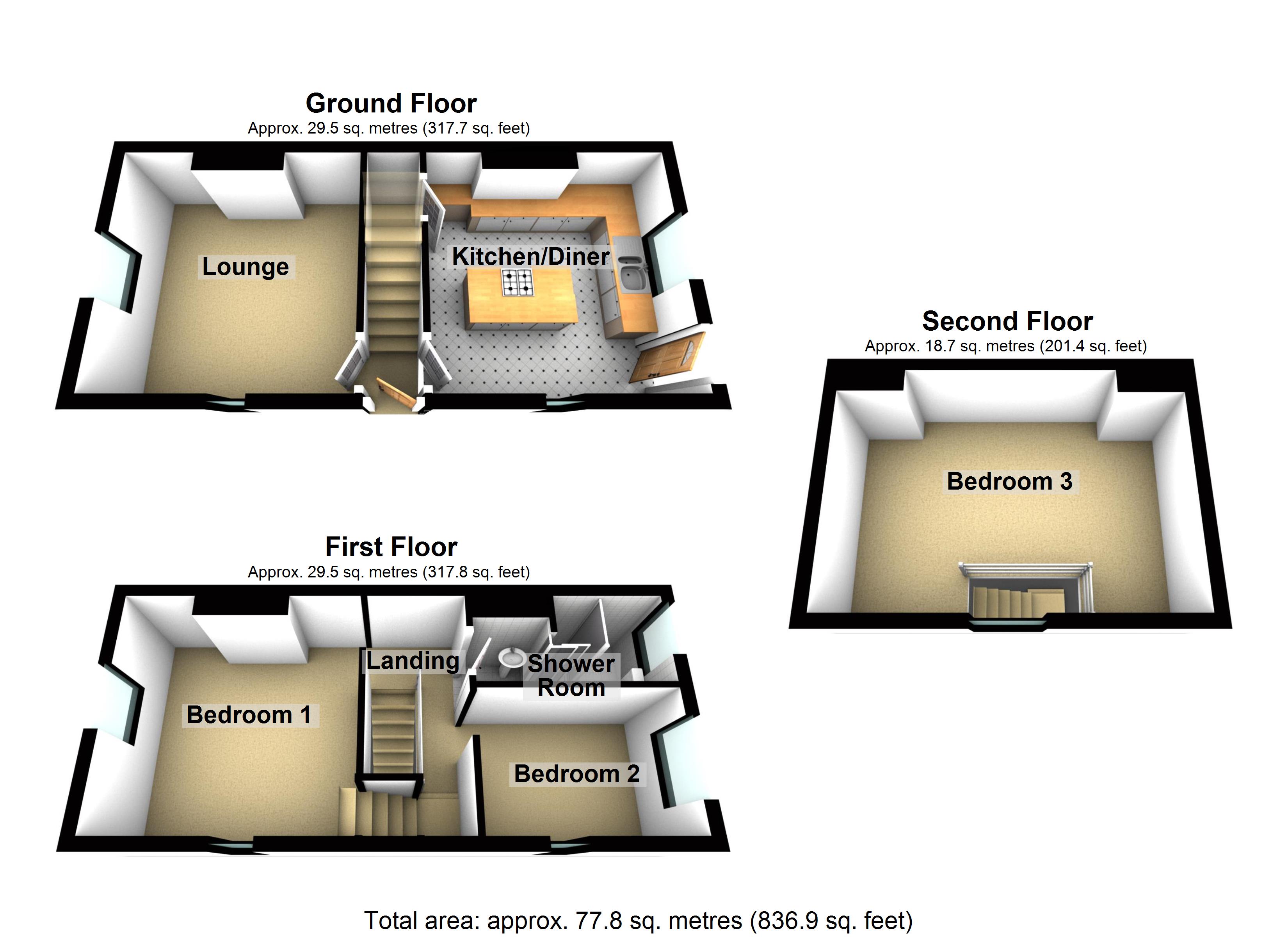 3 Bedrooms End terrace house for sale in Cross Park Road, Sheffield S8