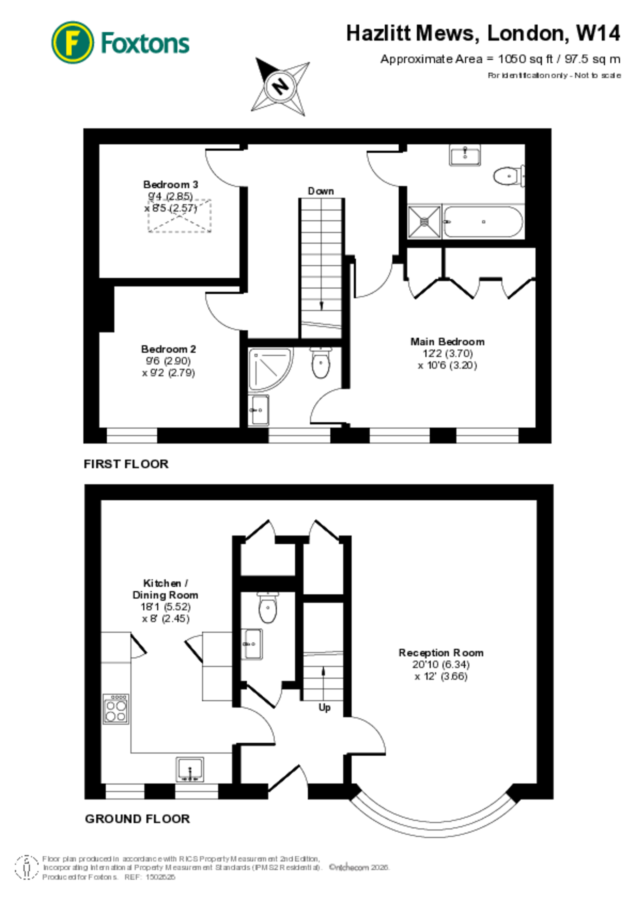 Hazlitt Mews, Brook Green floorplan