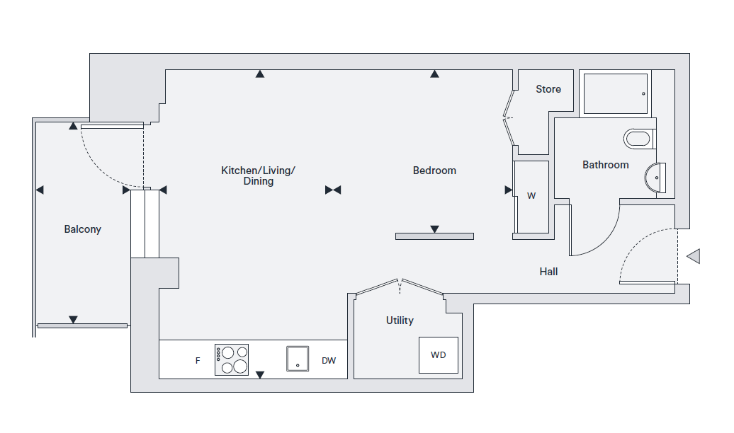 plot_34_studio_september_26, 95 Plumstead Road, London floorplan