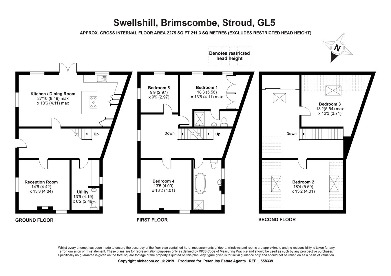 Jubilee Edge, Swells Hill, Stroud floorplan
