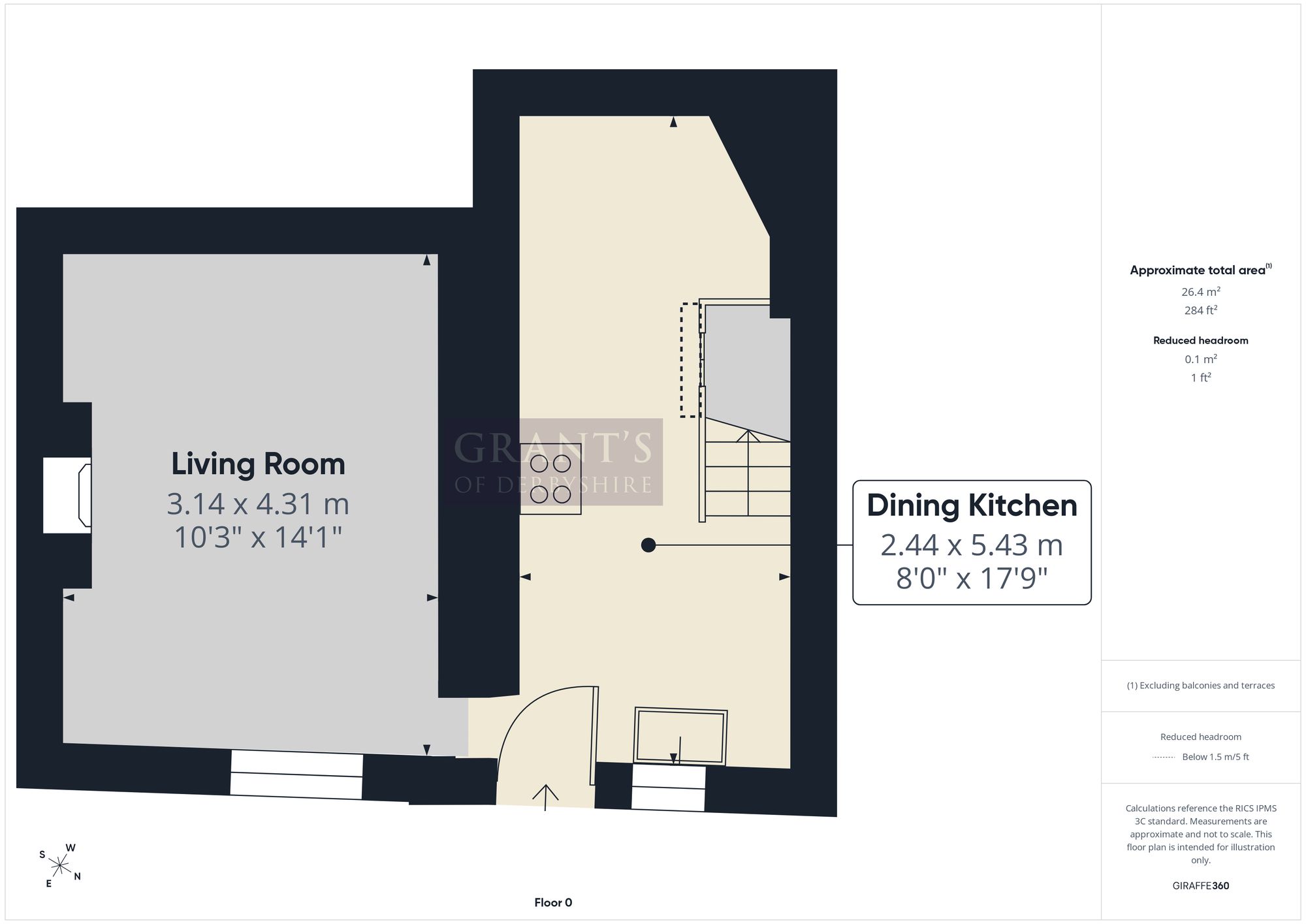 8 The Alley, Matlock floorplan