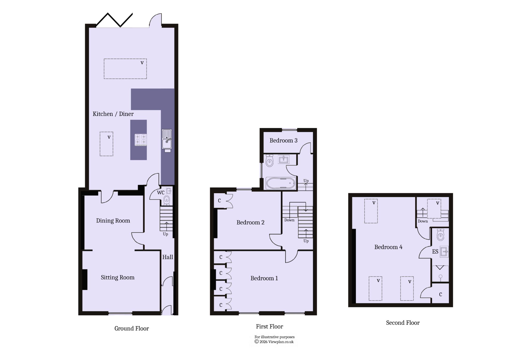 High Street, Penarth floorplan