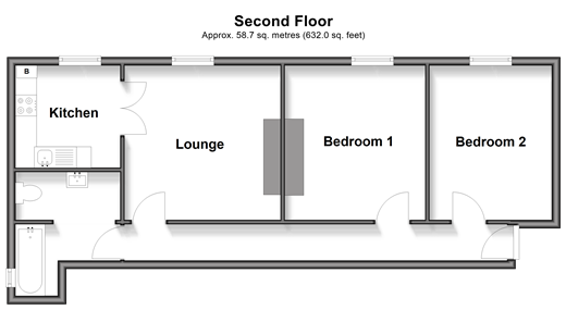 Pleydell Gardens, Folkestone floorplan