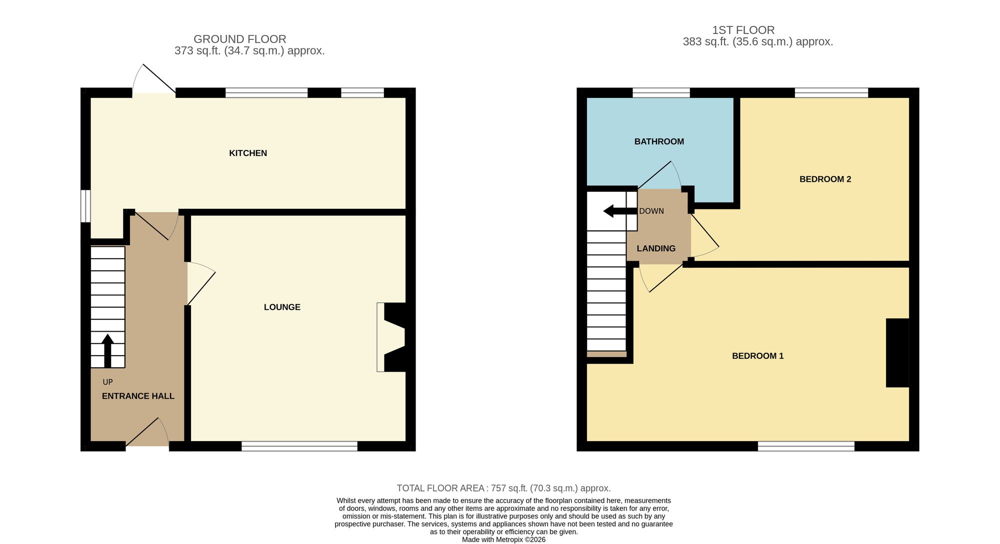 20 The Croft, Scarborough floorplan