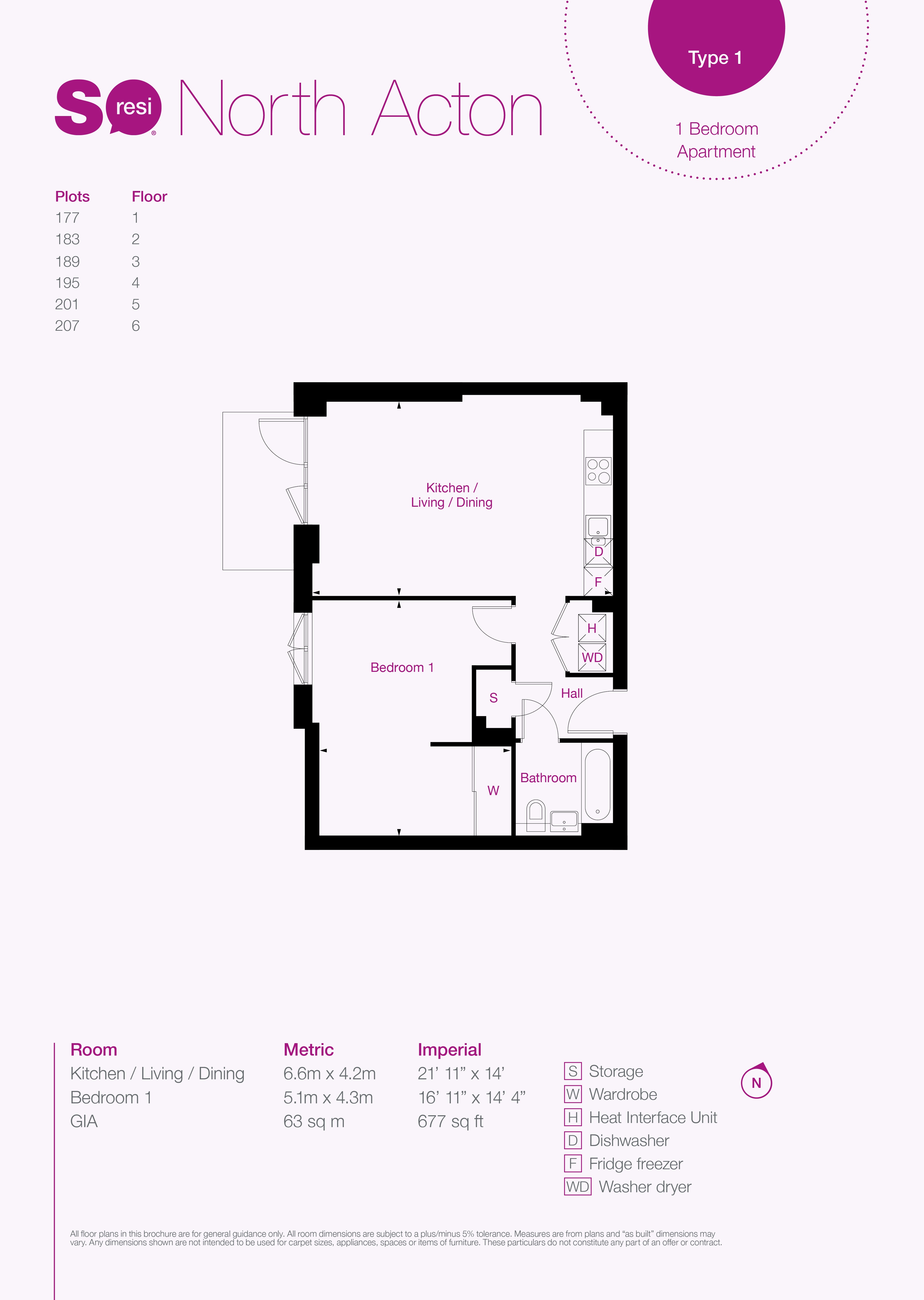 Acton, Acton floorplan