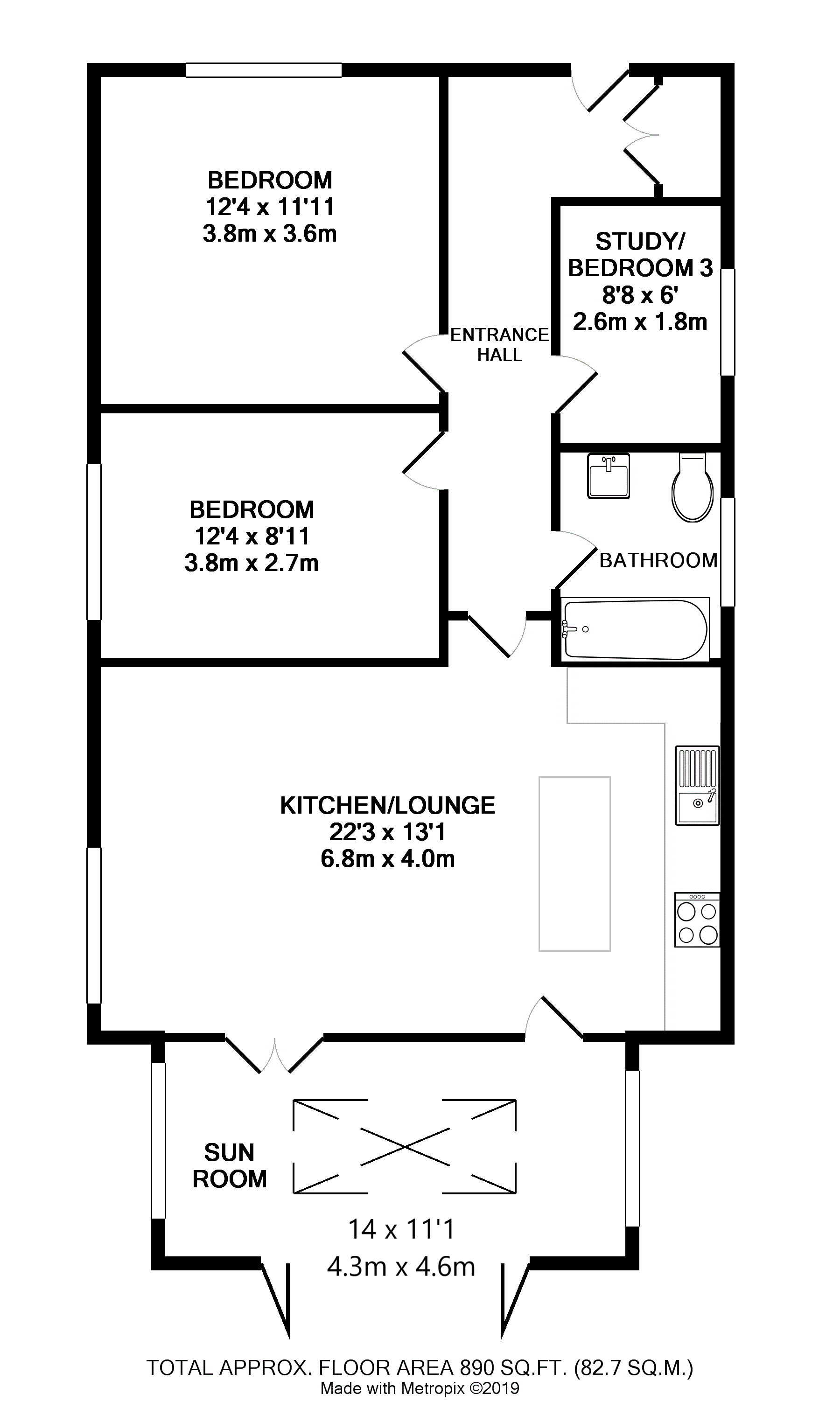 3 Bedrooms Bungalow for sale in Vermont Drive, East Preston, Littlehampton BN16