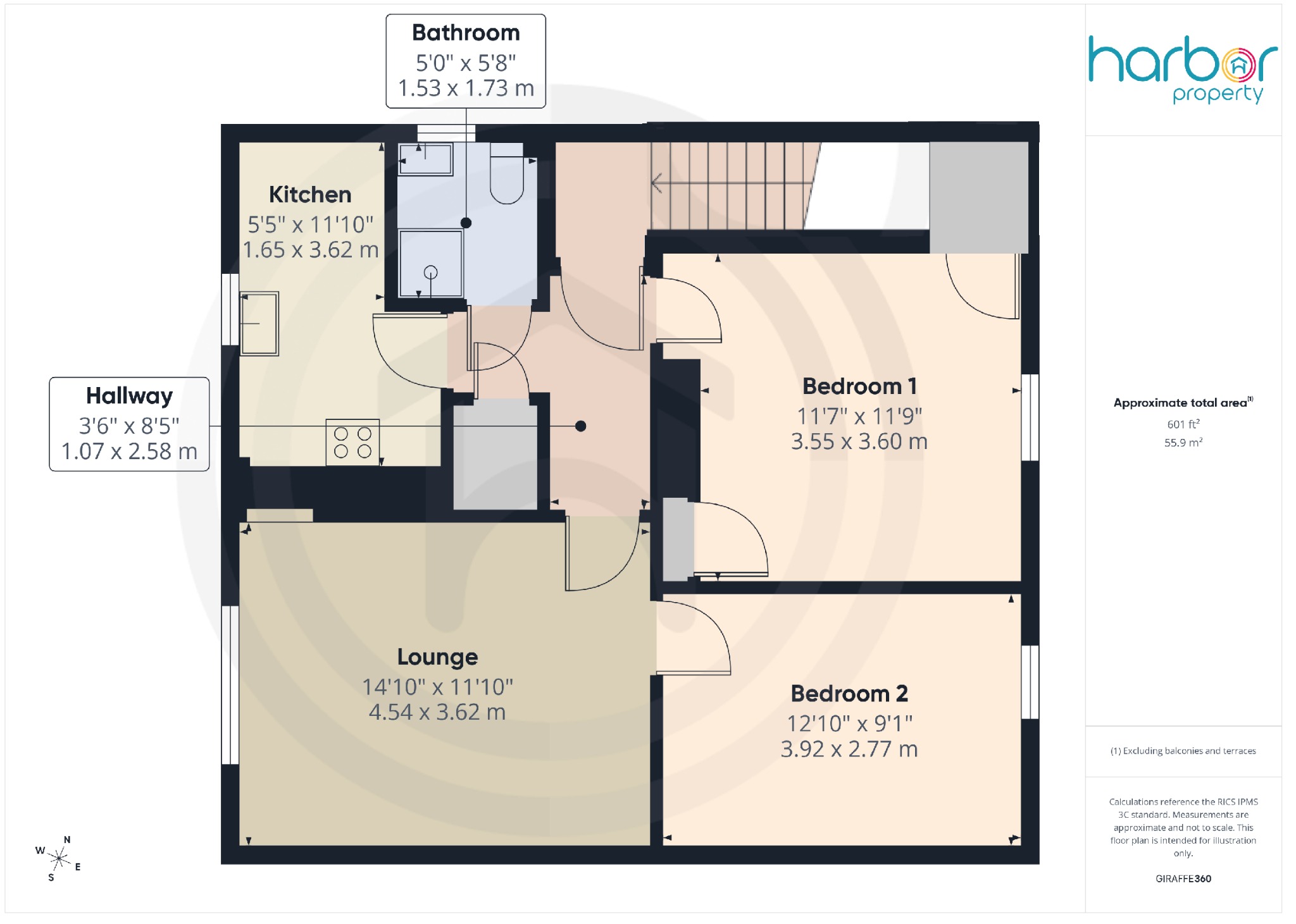16 Montrose Avenue, Carmyle, Glasgow floorplan
