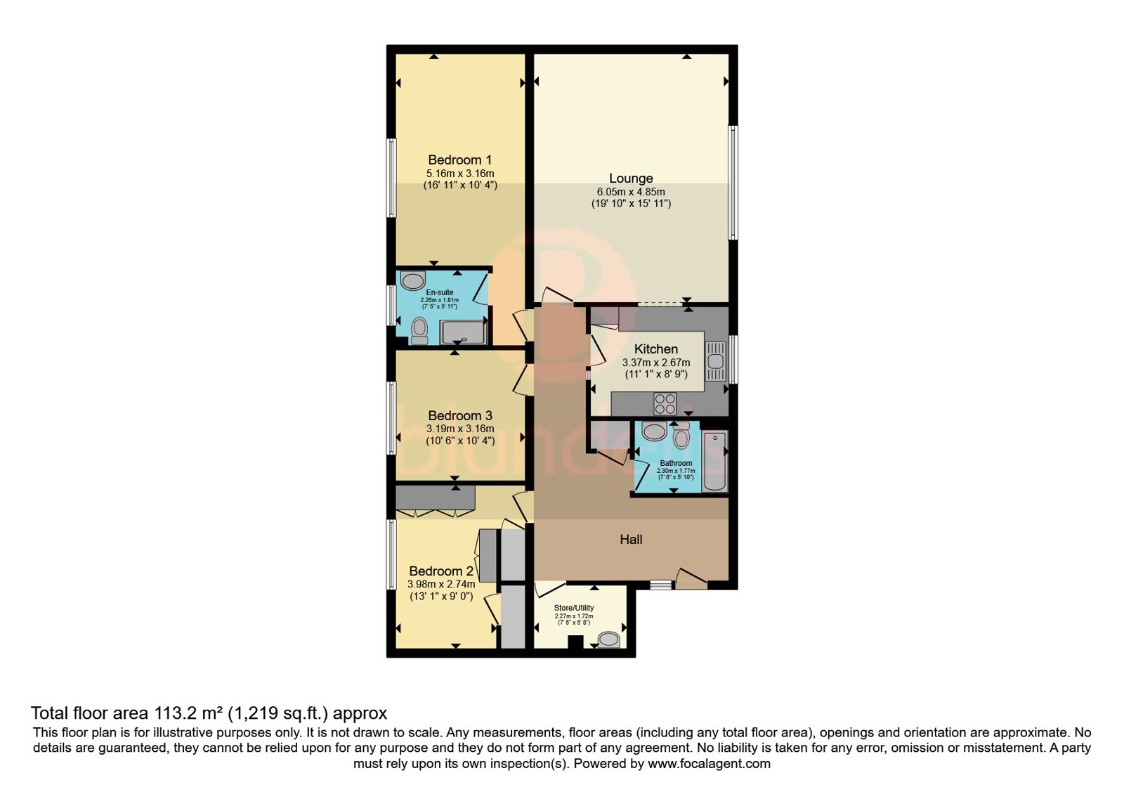Flat 8, Newfield Court, 586, Fulwood Road, South Yorkshire floorplan