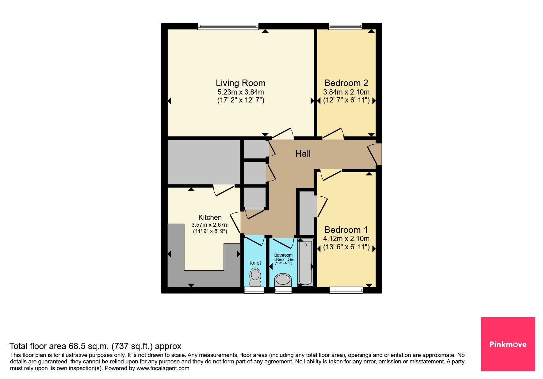 274, Buttermere Way, Newport floorplan