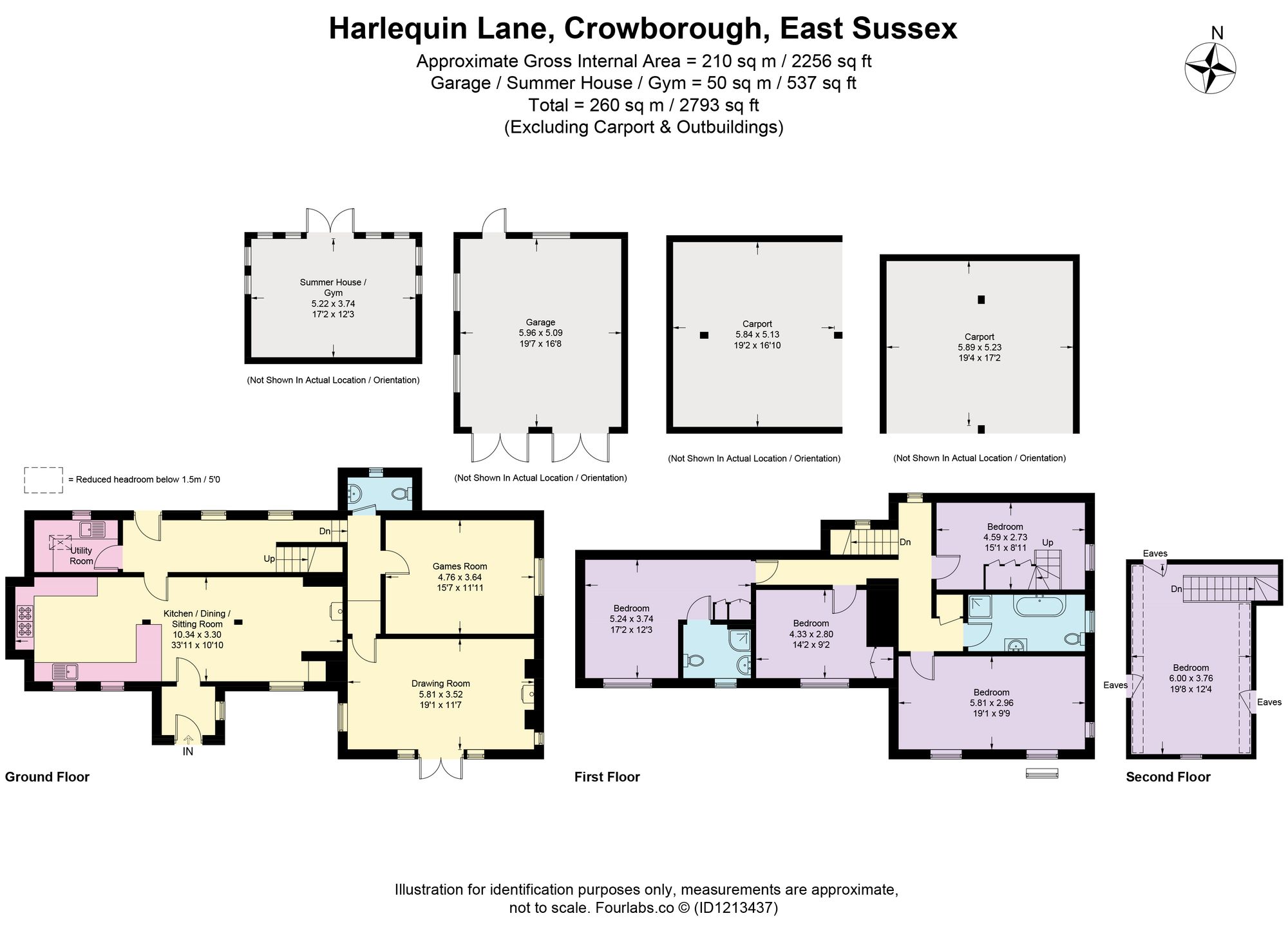 Springhead Farm Harlequin Lane, Crowborough floorplan