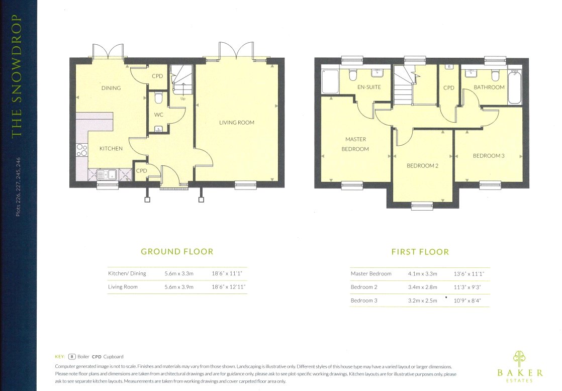 Plot 227, The Snowdrop,, Little Cotton Farm, Devon floorplan