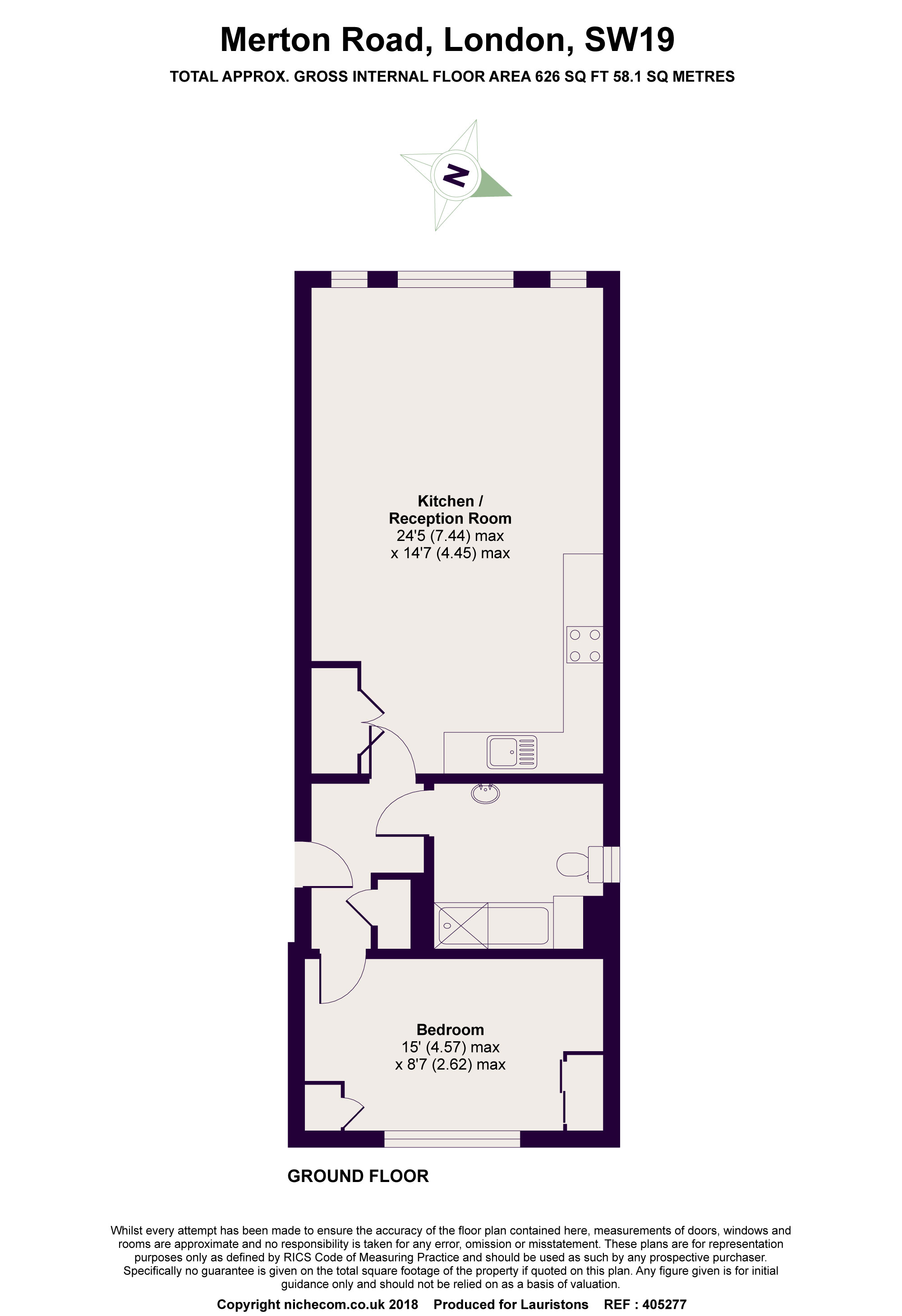 1 Bedrooms Flat for sale in Consortia House, London SW19