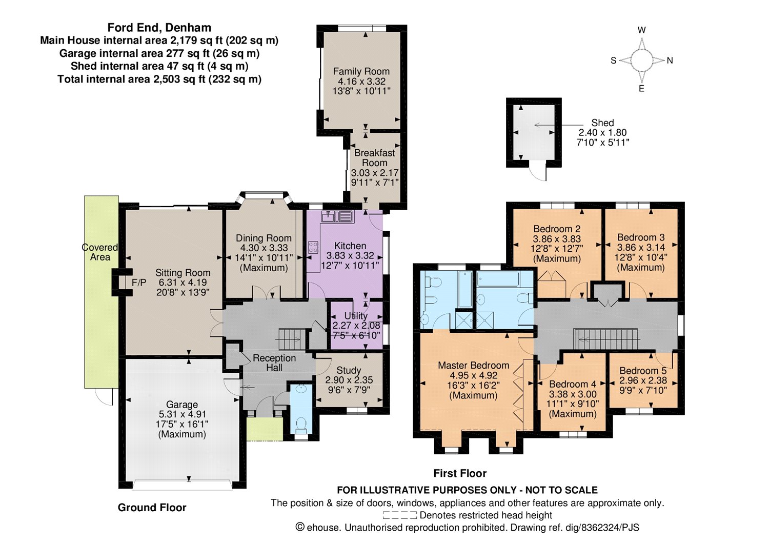 5 Bedrooms Detached house for sale in Ford End, Denham, Buckinghamshire UB9