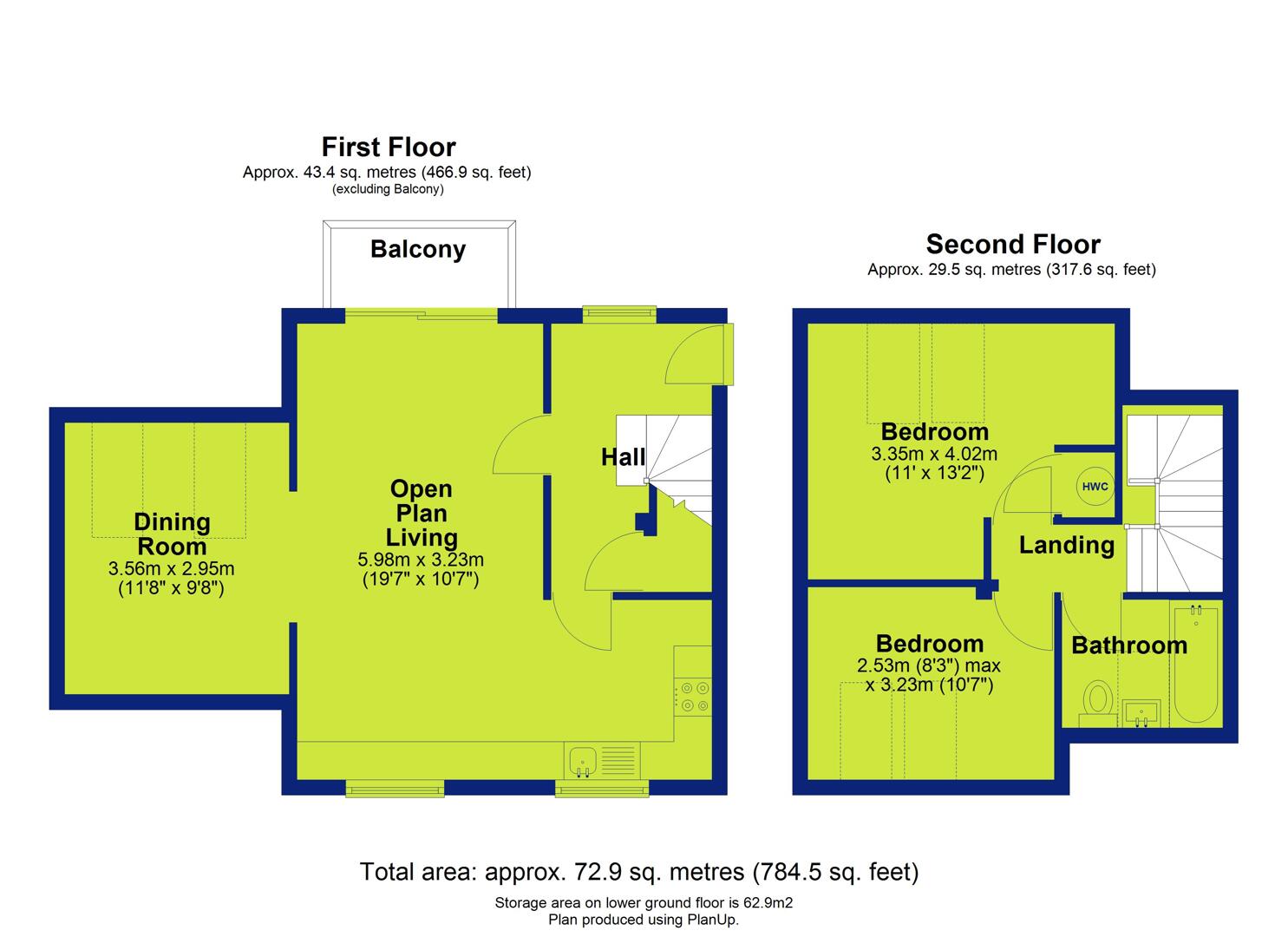 27, Curlew Wharf, Nottingham floorplan