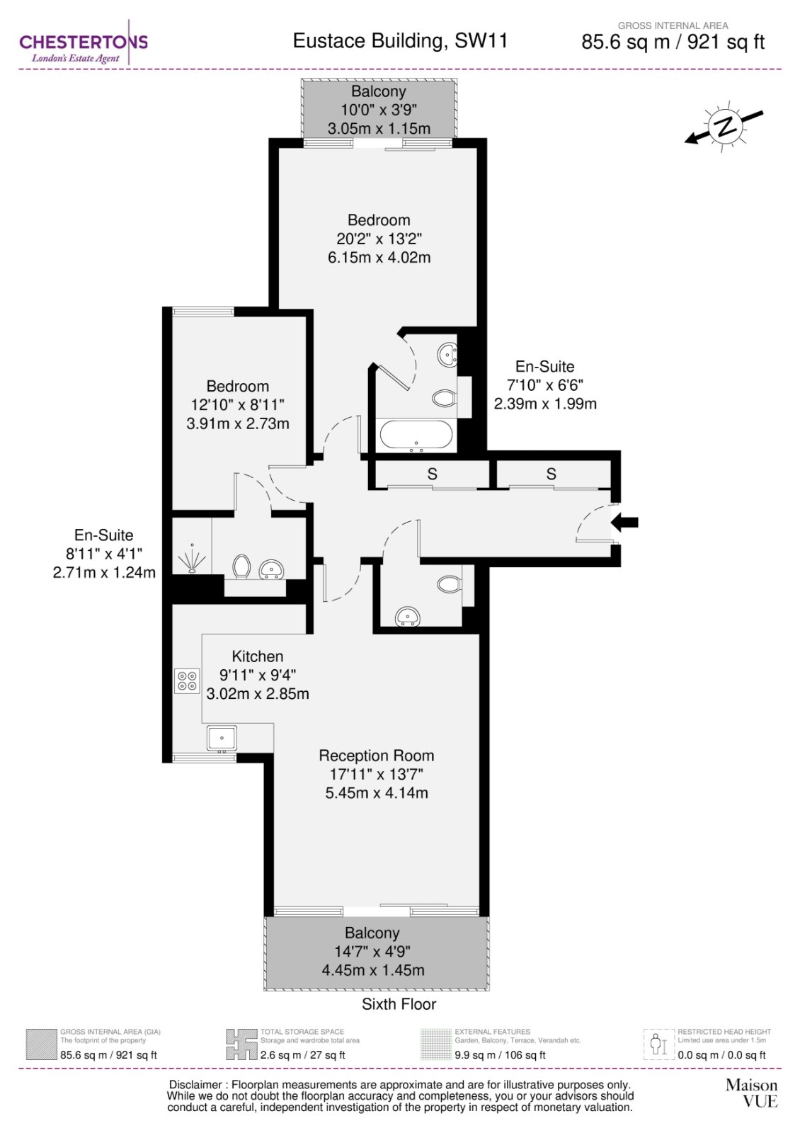 Eustace Building, 372 Queenstown Road, London, SW11 floorplan