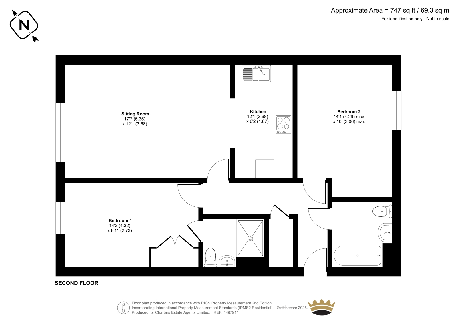 10, Allington Close, Surrey floorplan