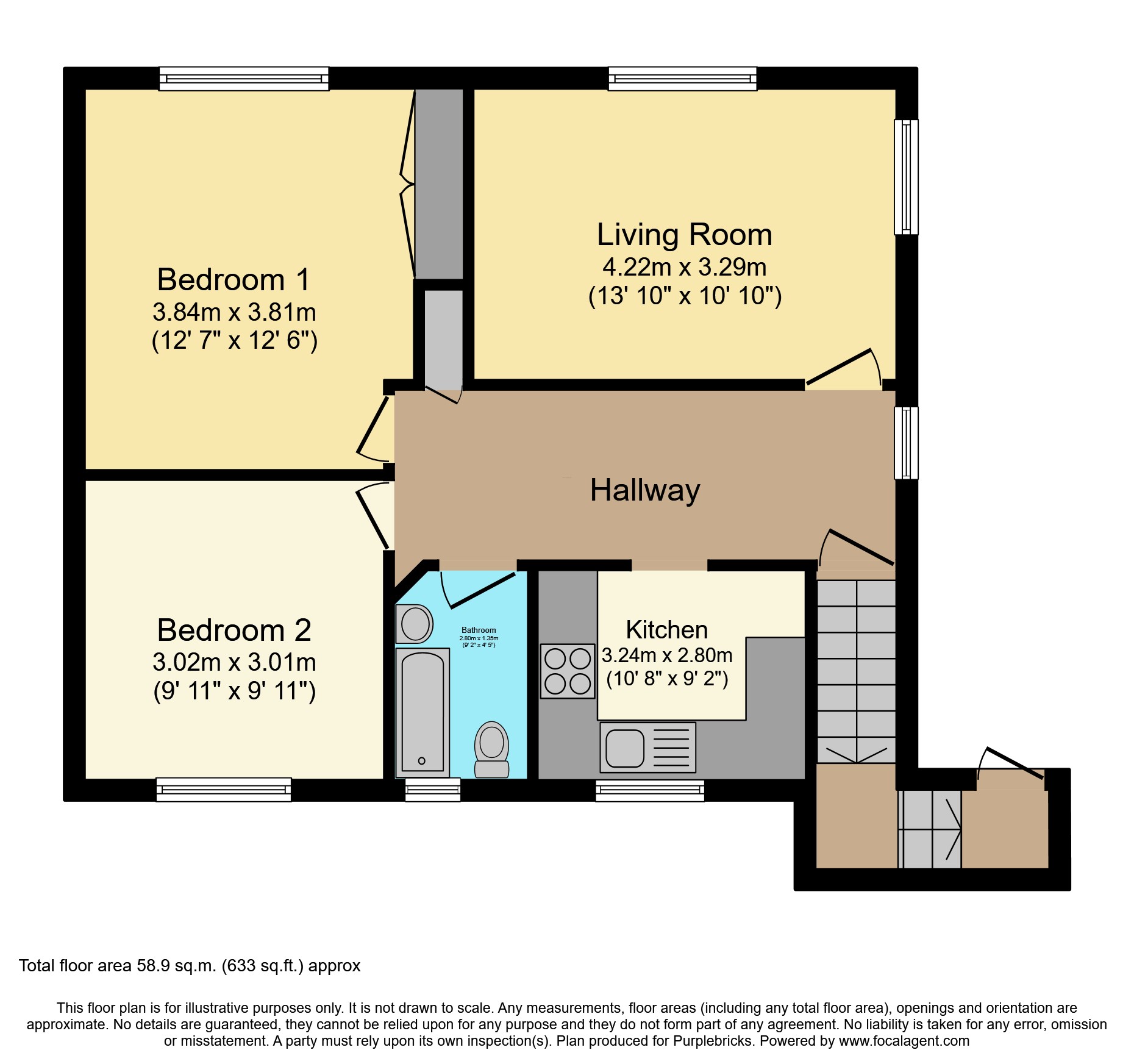 11, Locksley Road, Norwich floorplan