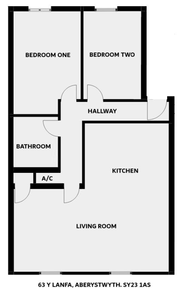 63, Y Lanfa, Aberystwyth floorplan