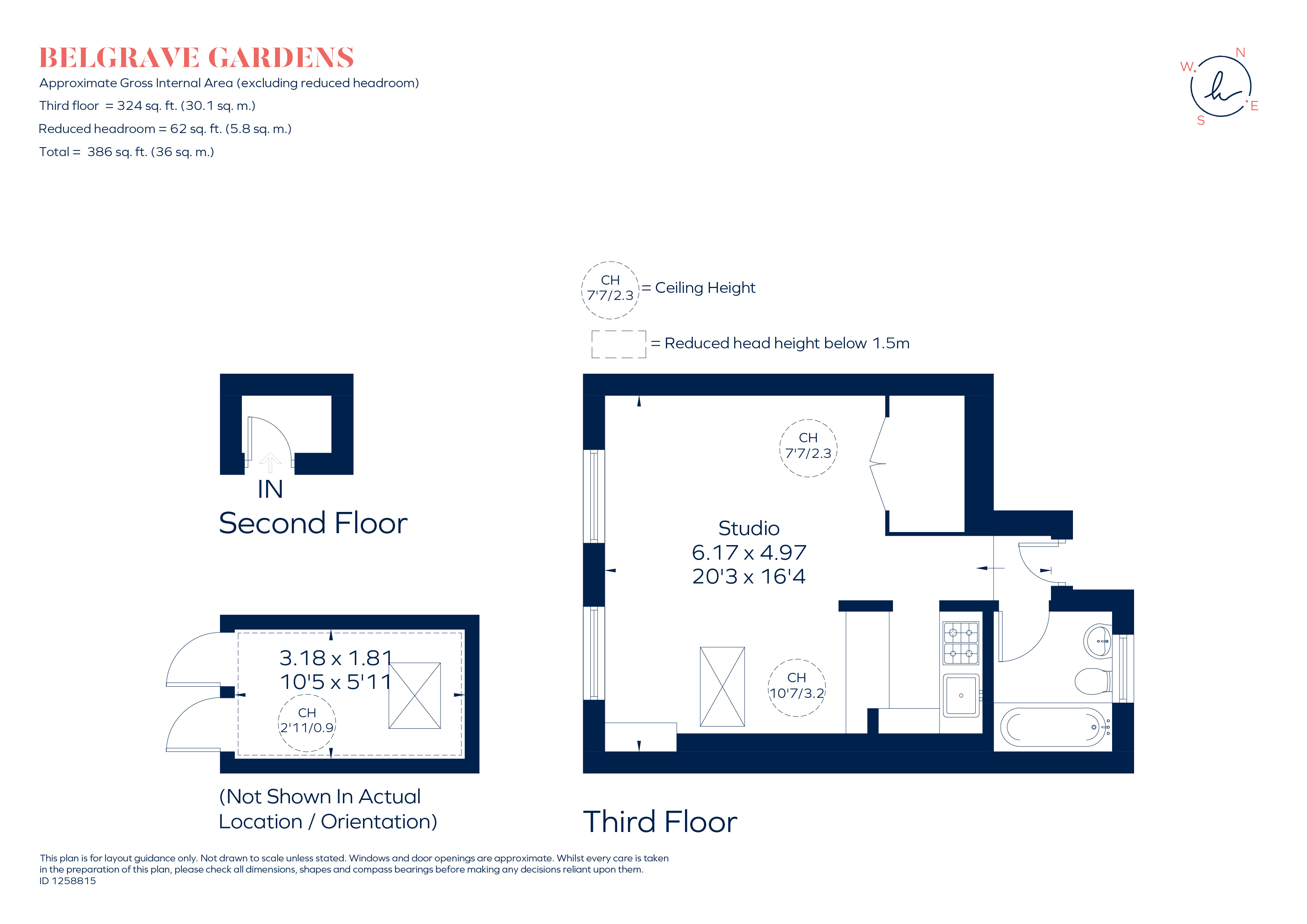 Flat 5, 30, Belgrave Gardens, London floorplan