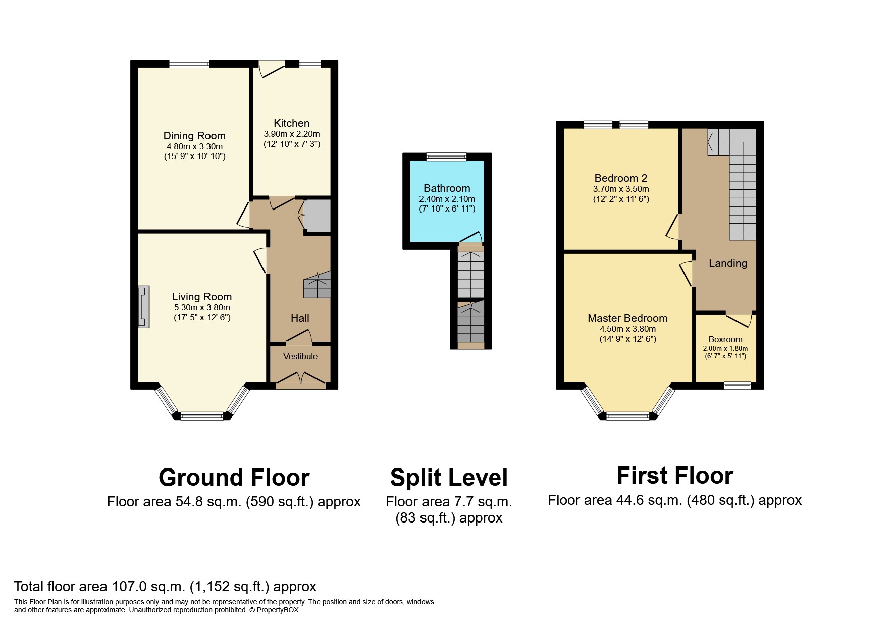 New Edinburgh Road, Uddingston, Glasgow G71, 3 bedroom terraced house