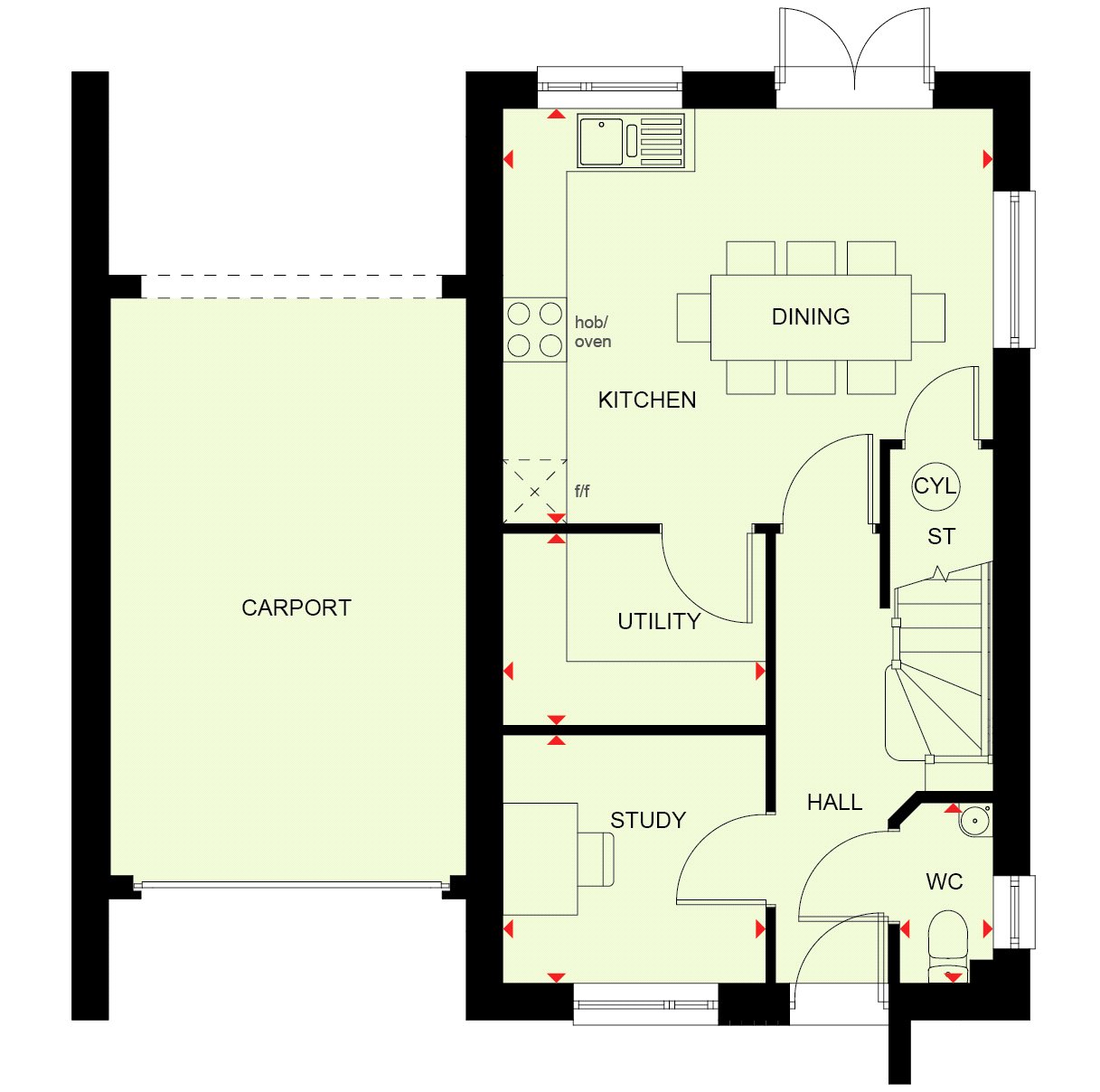 Franklin Gardens, Cambridge floorplan