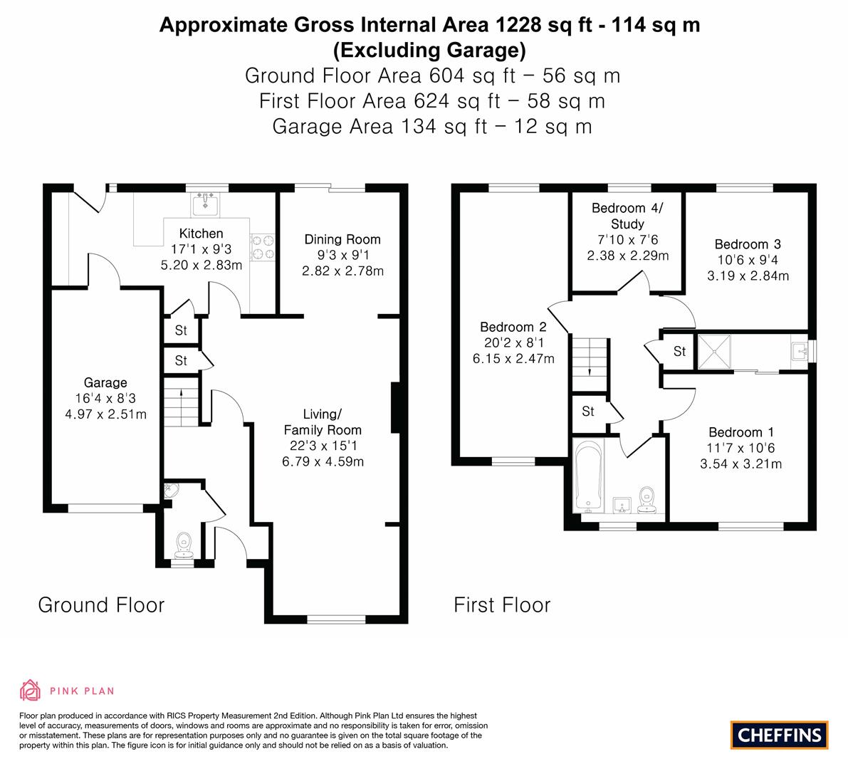 32, Roman Way, Haverhill floorplan