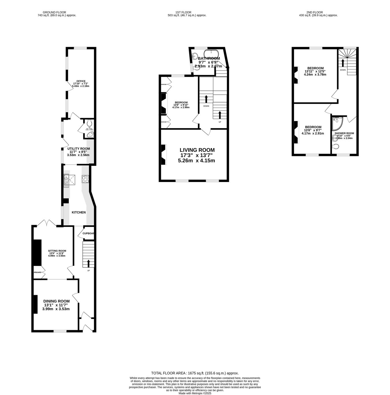 12, Bridge Street, Brecon floorplan