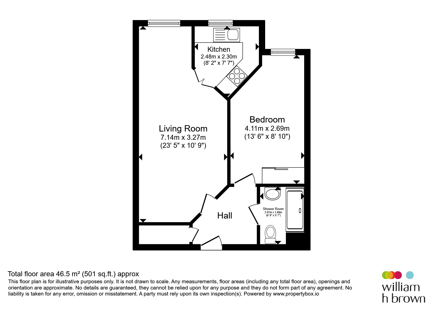 Ella Court, Hull floorplan