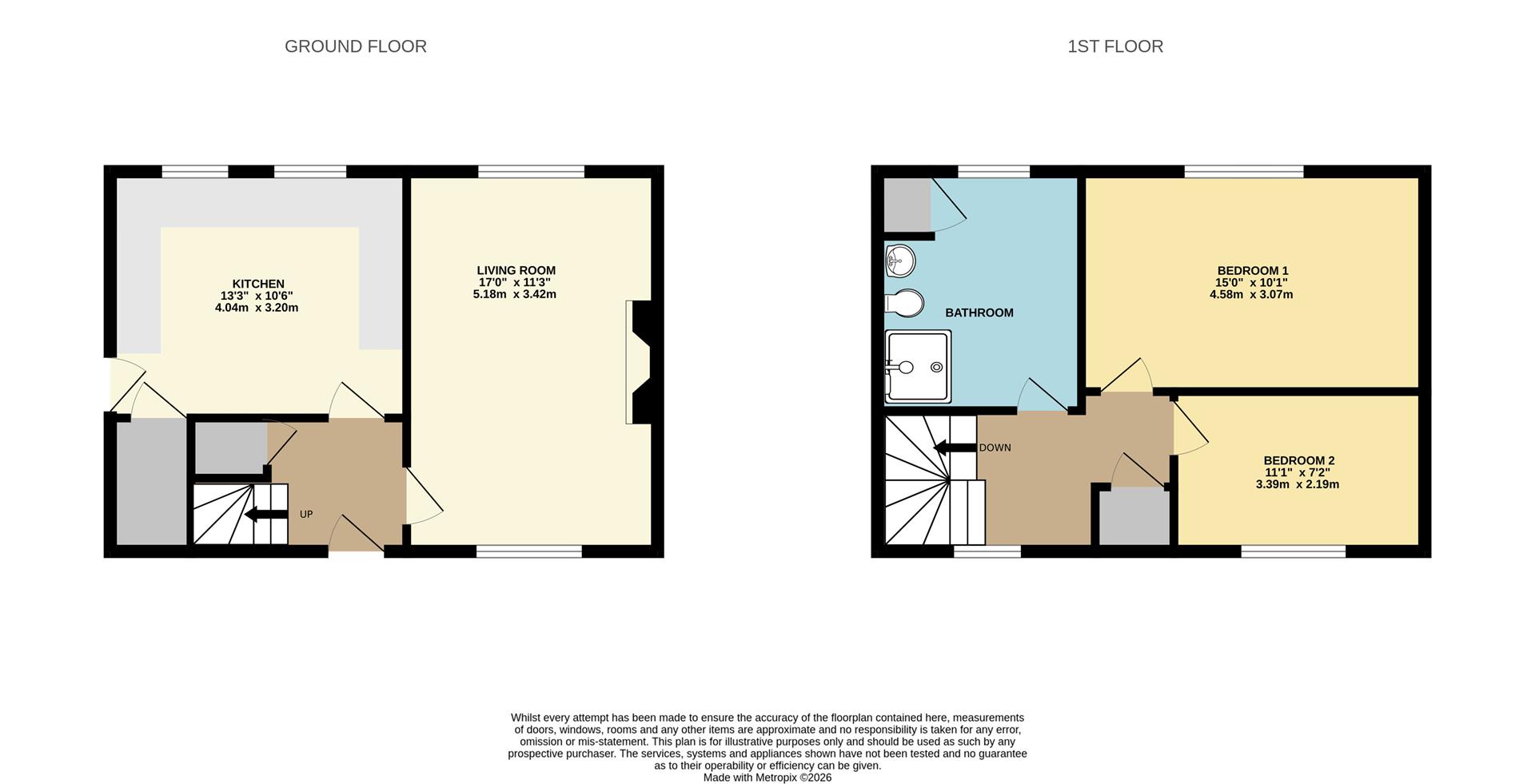 10, Northwick Walk, Worcester floorplan