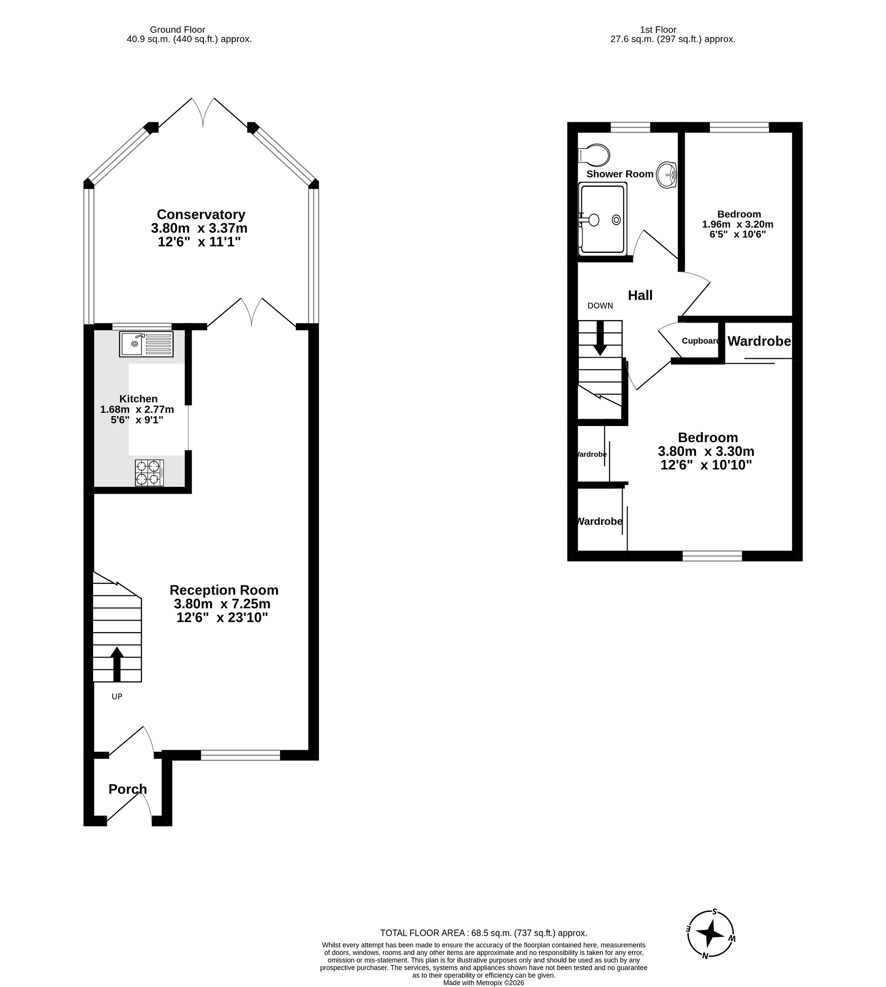 15, Hunting Gate Drive, Chessington floorplan