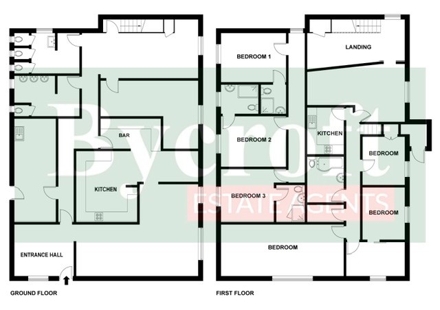 The Lion Public House, Martham Road, Great Yarmouth floorplan