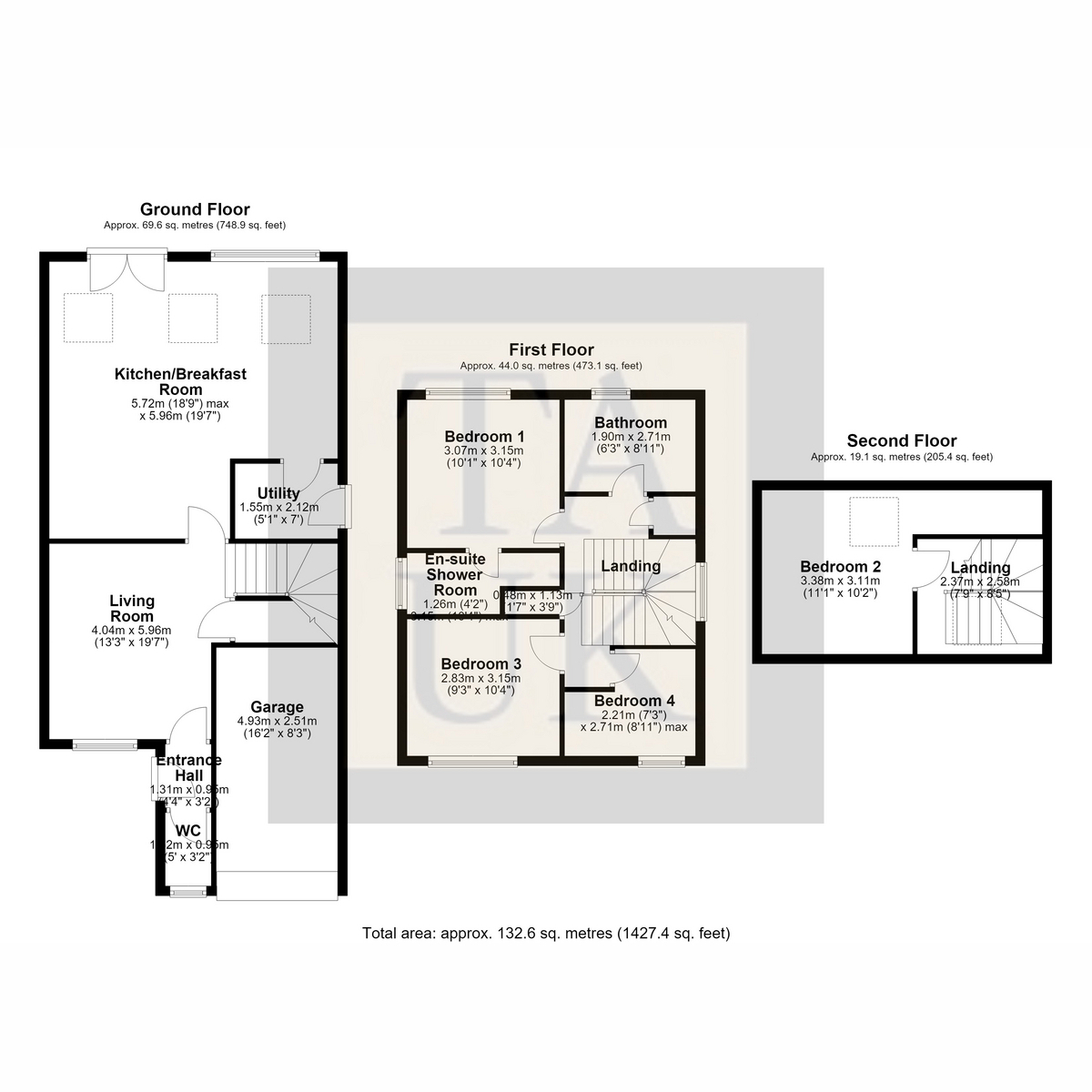 2, Ashley Park Mews, Leeds floorplan