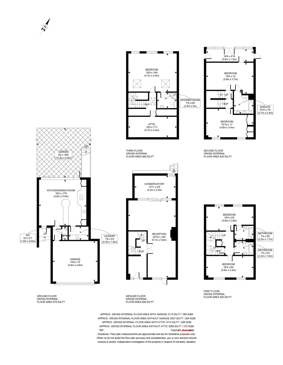 5 Bedrooms Terraced house to rent in Victoria Rise, Hilgrove Road, London NW6