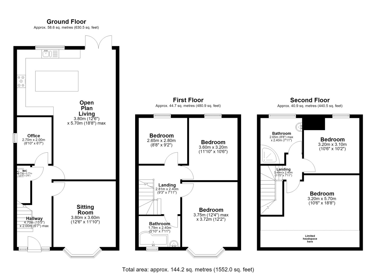 5, Park Avenue, Manchester floorplan