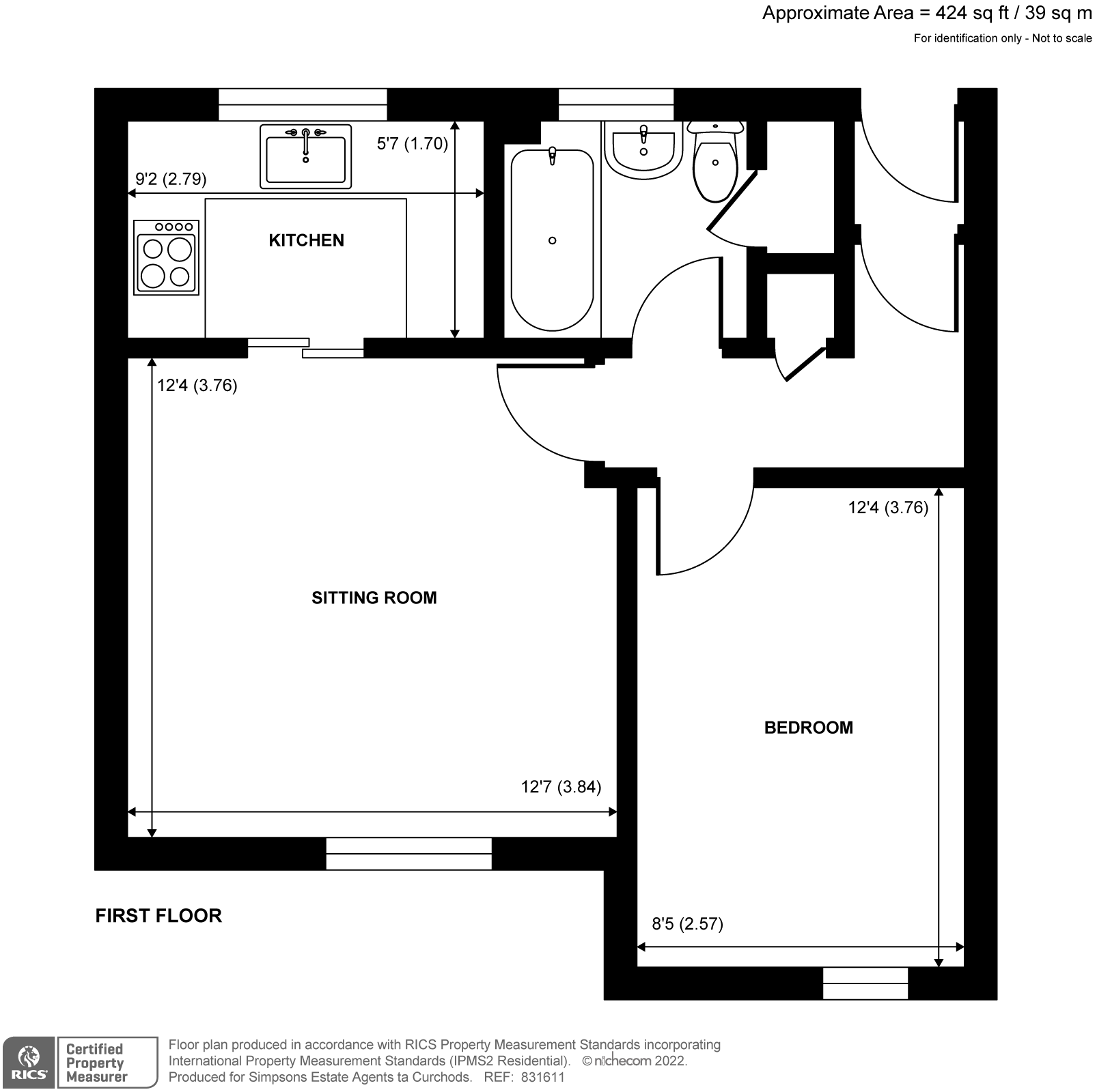 21, Claremont, Shepperton floorplan