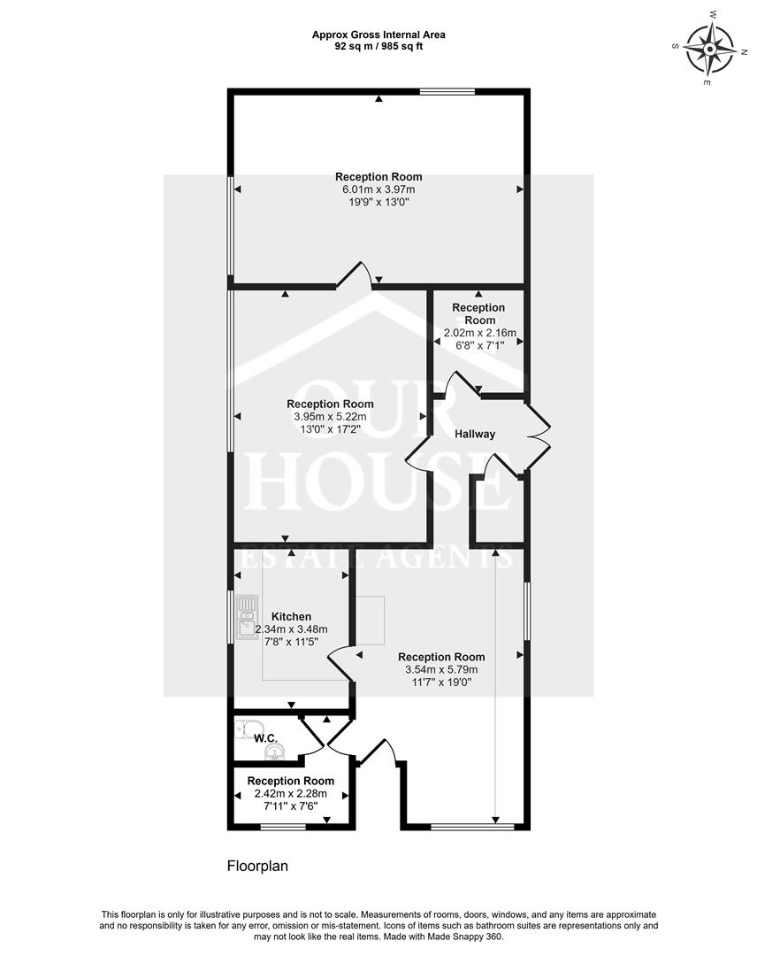 KGS Ltd, Research House, Rolston Road, Hornsea floorplan