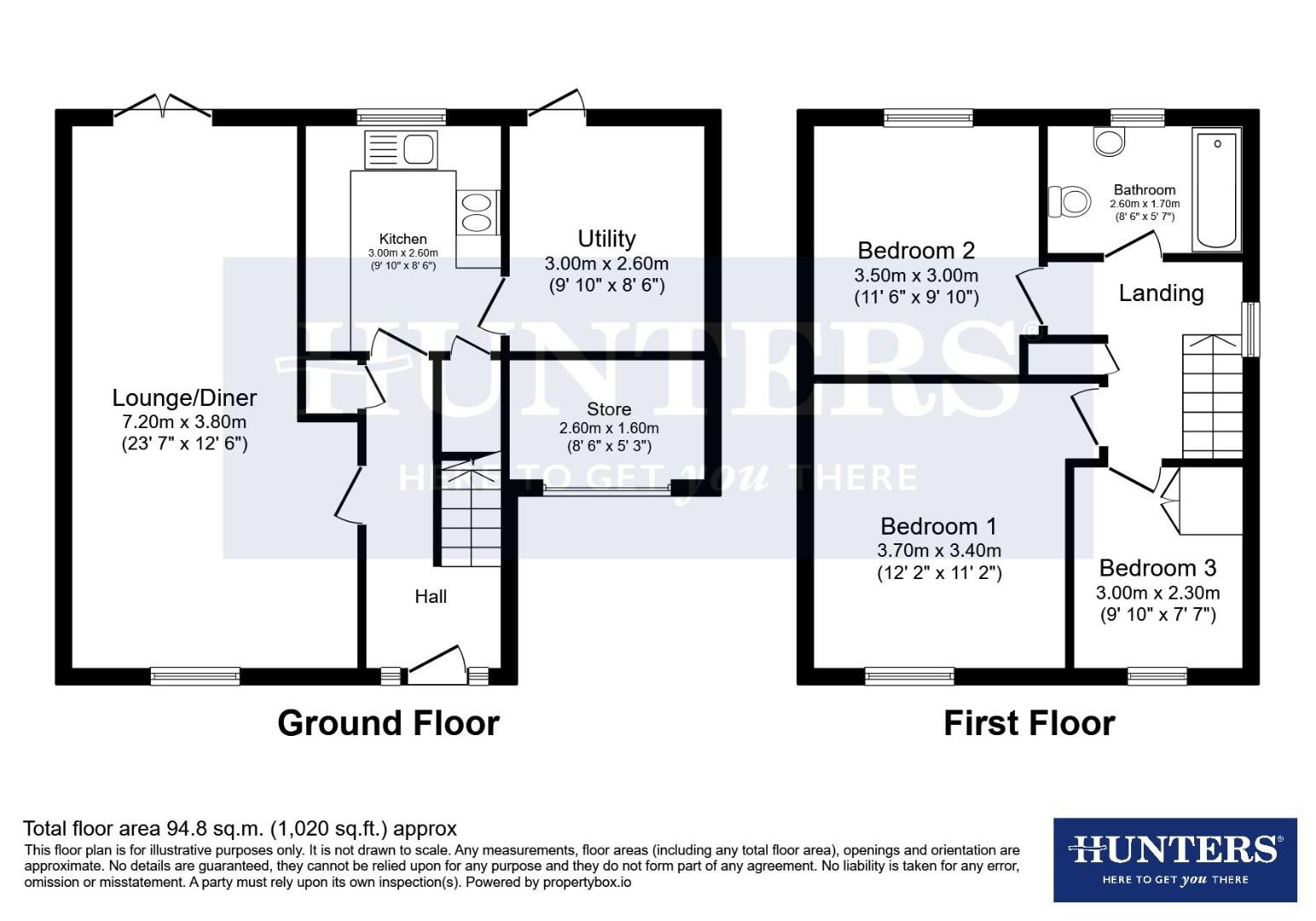 14, Burnside Road, Harrogate floorplan