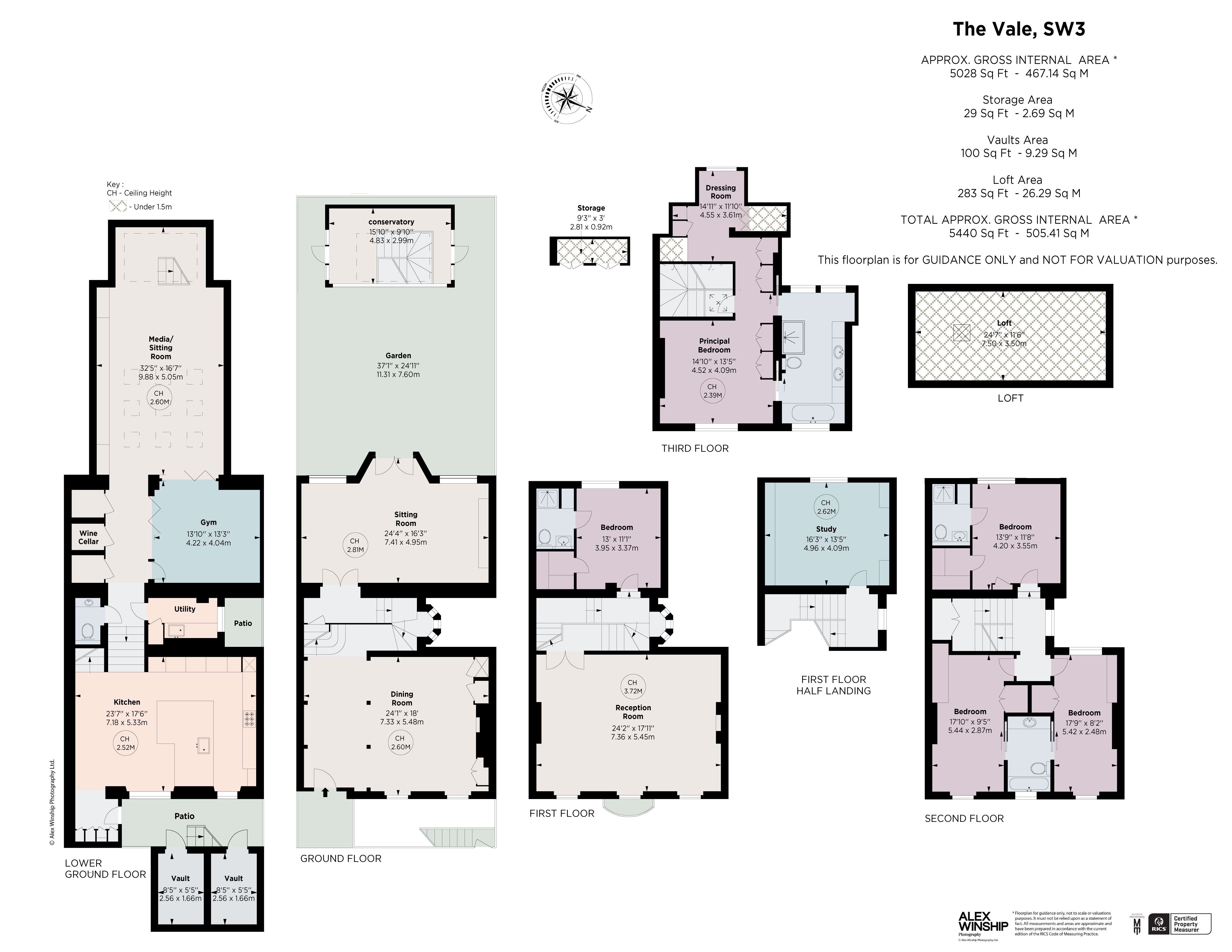 7, The Vale, London floorplan